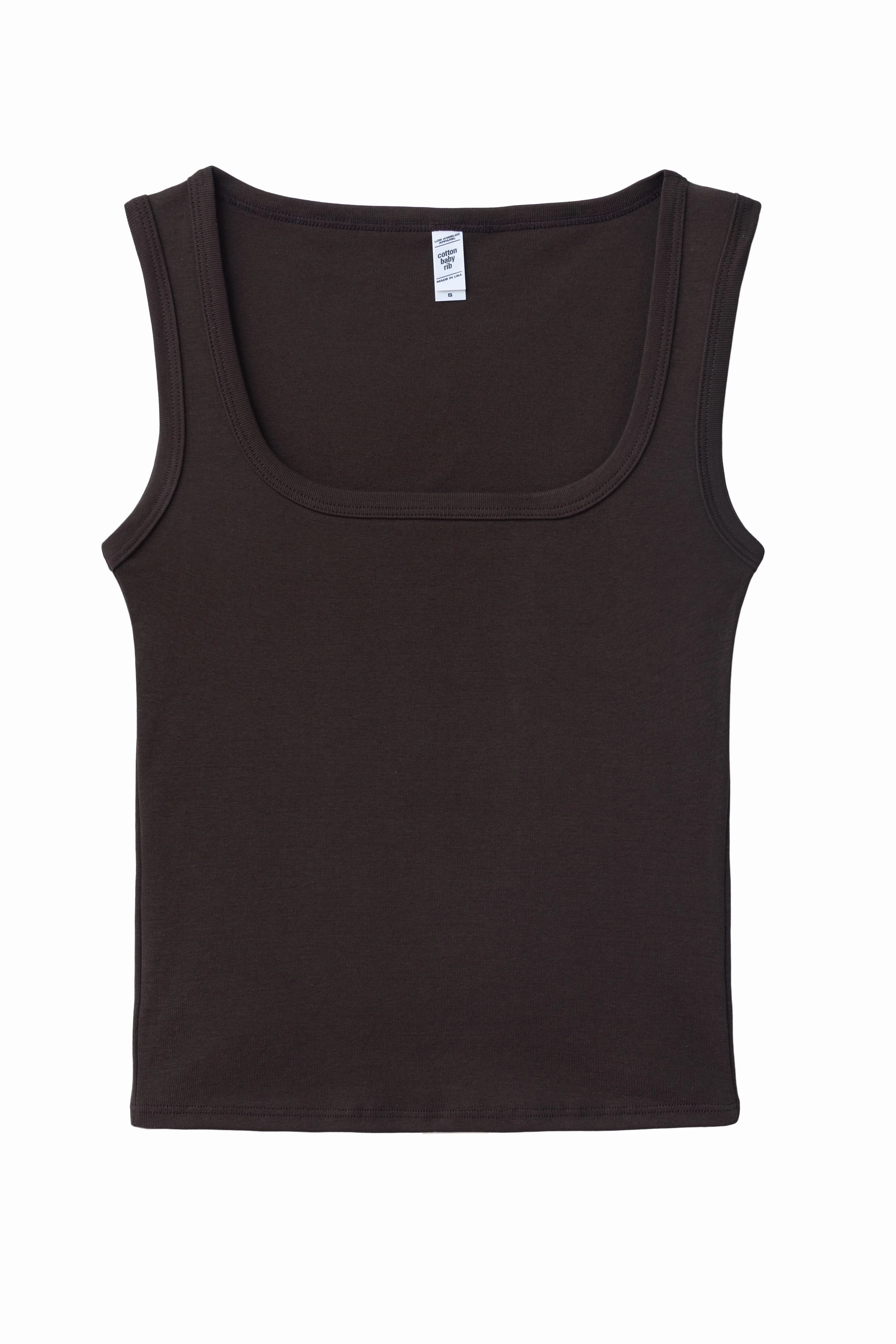 43055 - Baby Rib Square Neck Tank Top - Image 16