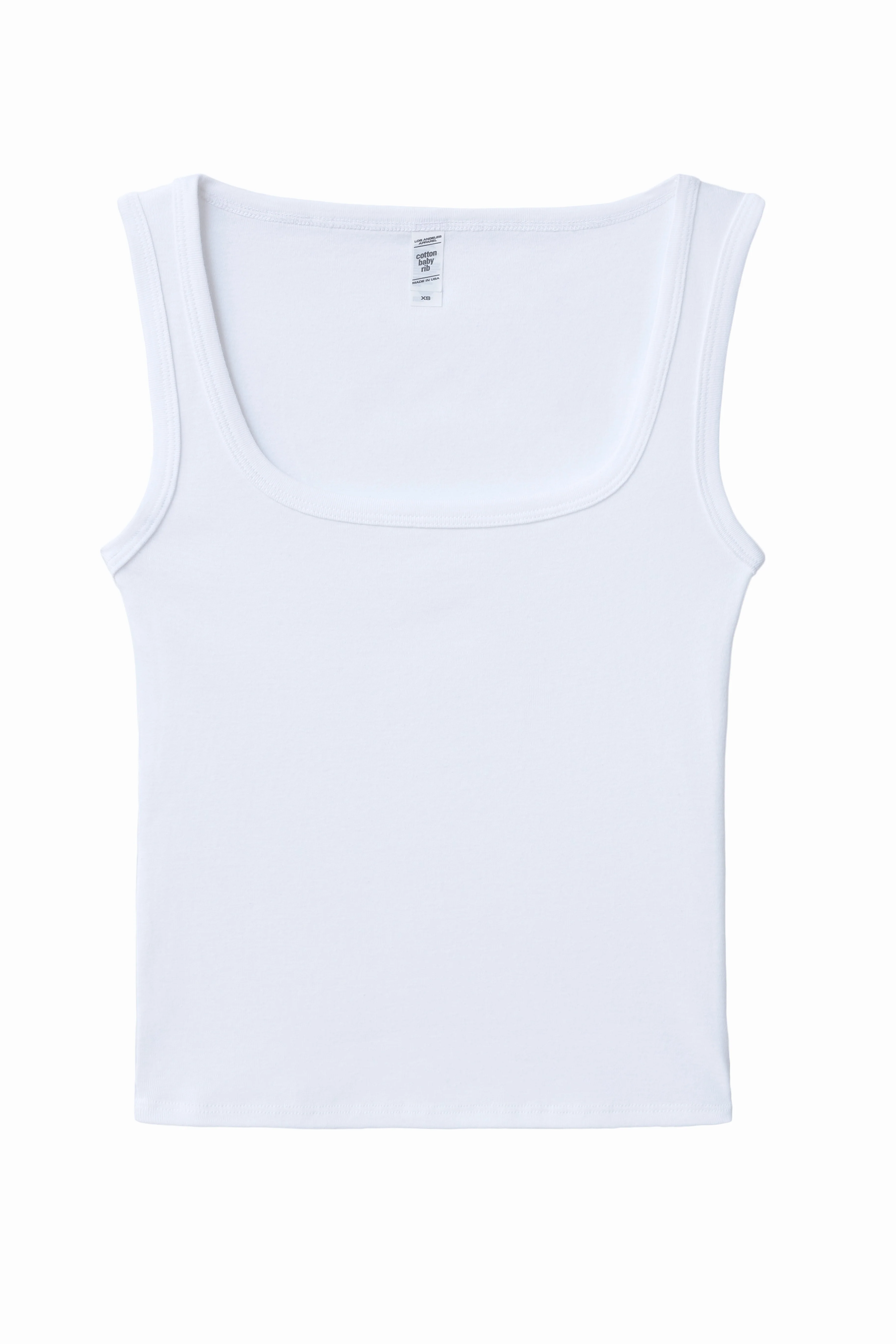43055 - Baby Rib Square Neck Tank Top - Image 17