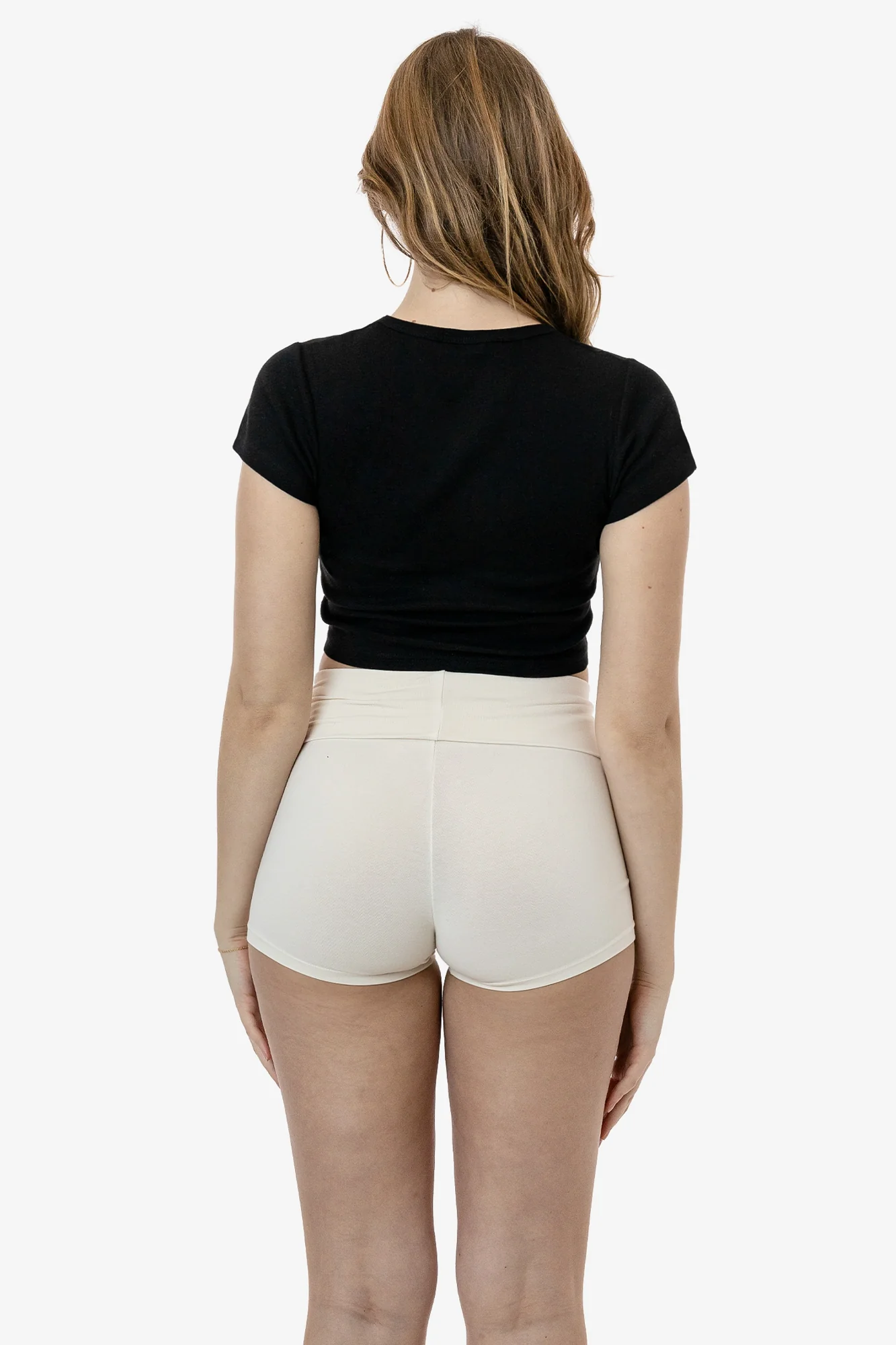 43080 - Baby Rib Scoopneck Crop Top - Image 4