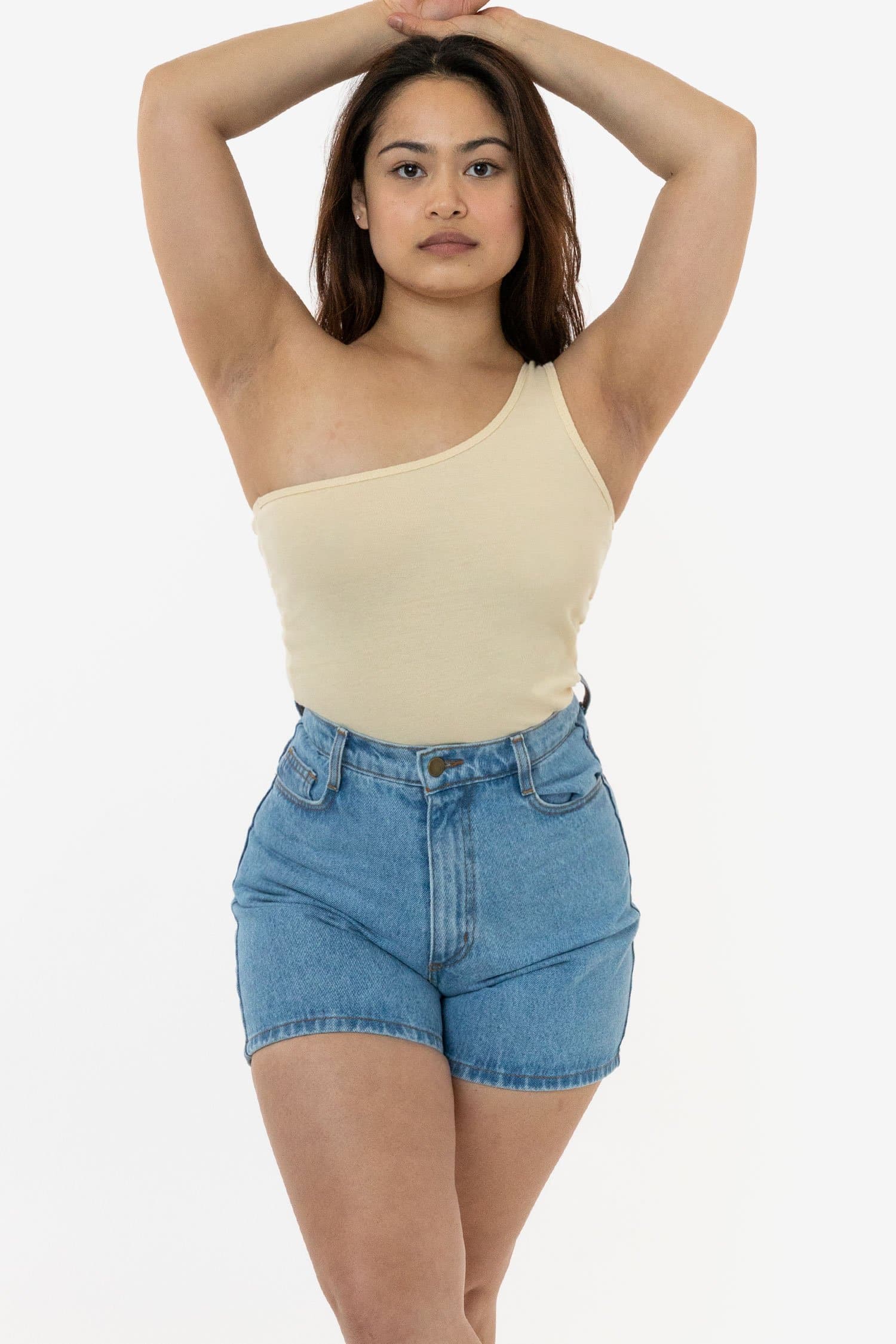 43089 - Baby Rib One Shoulder Top - Image 4