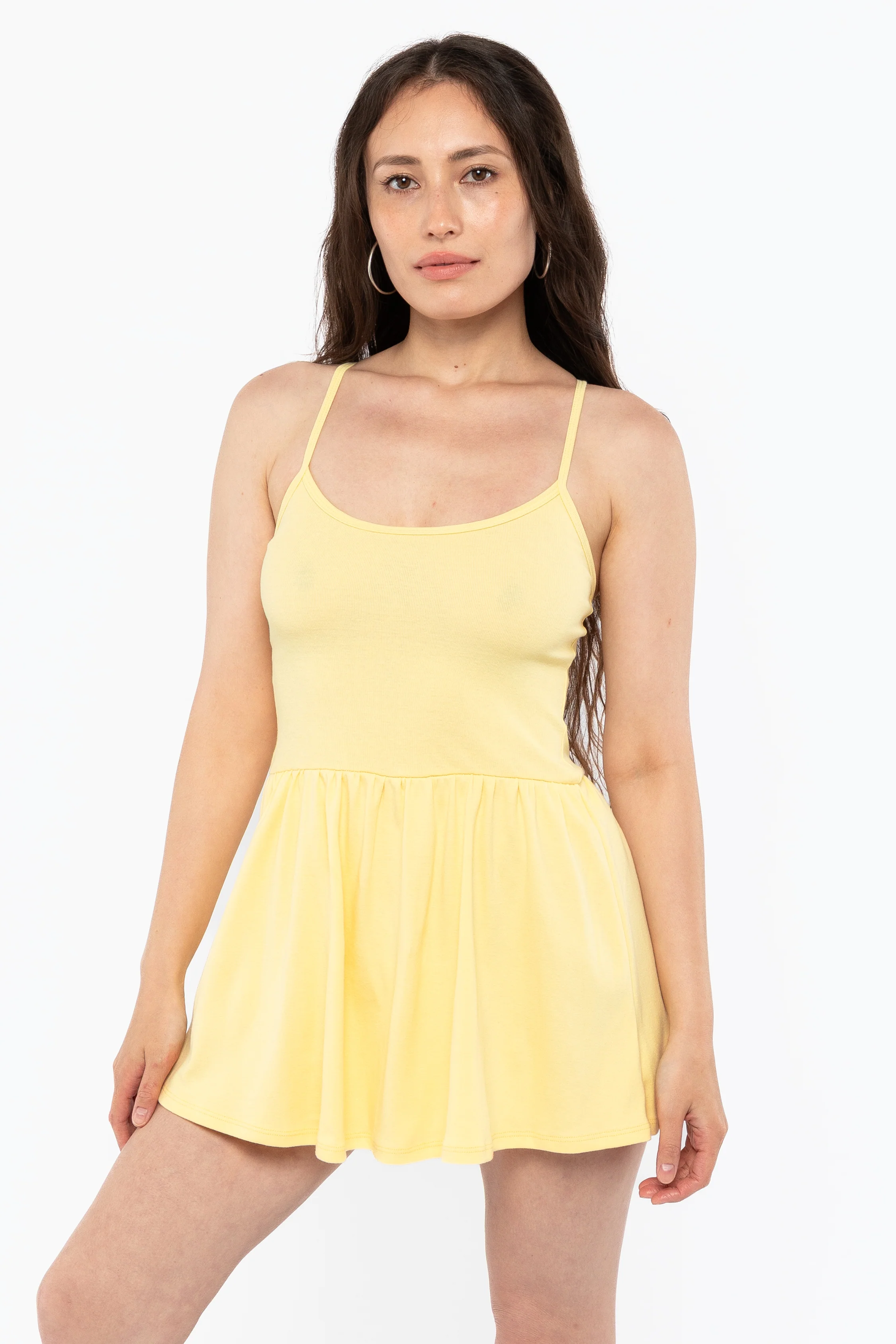 43206X - Baby Rib Cross Back Mini Dress - Image 13
