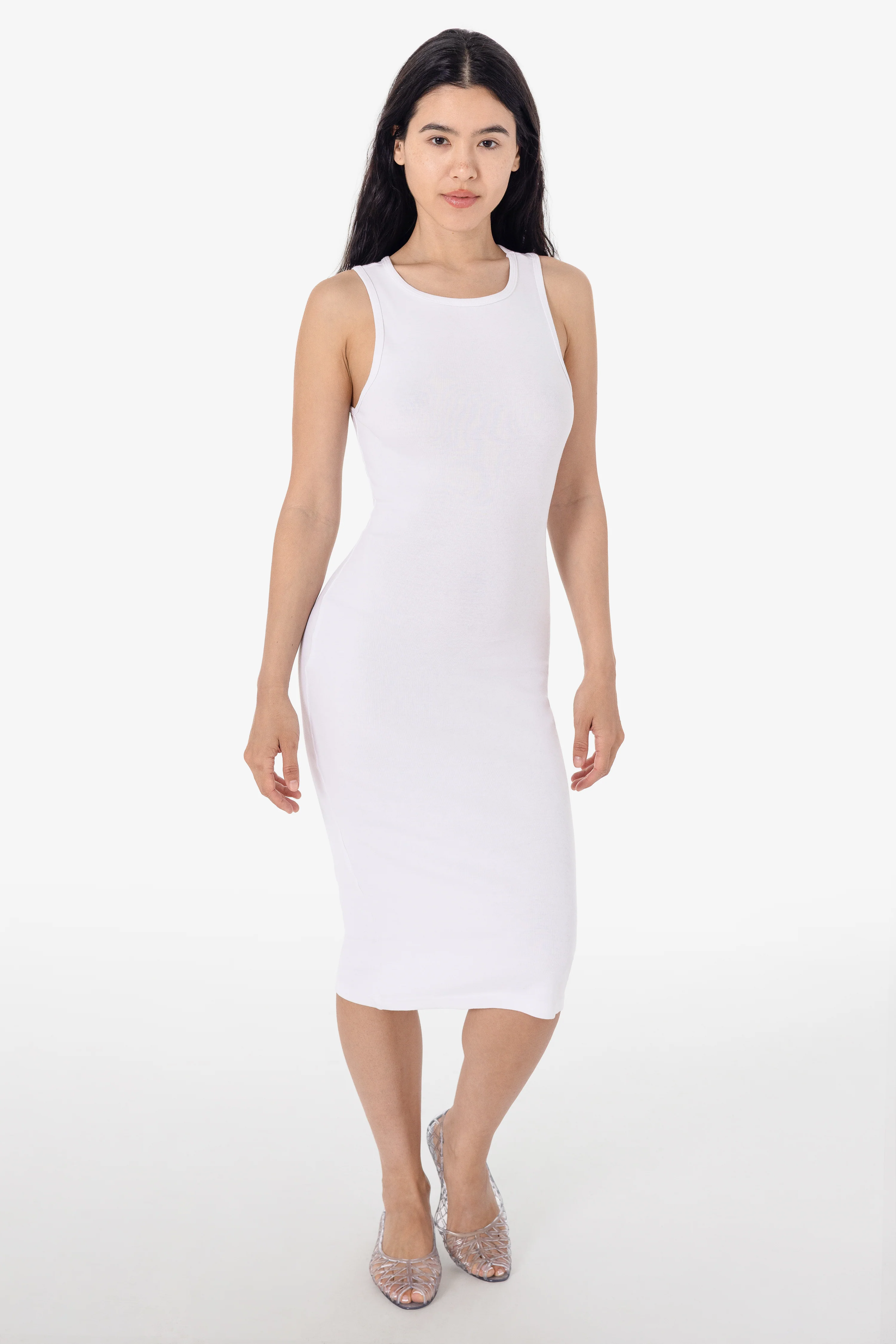 43240GD - Manantial Baby Rib Midi Dress - Image 14