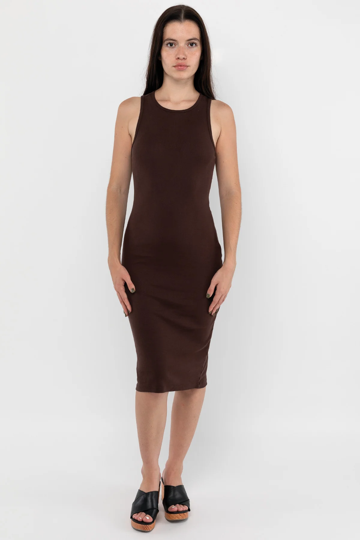 43240GD - Manantial Baby Rib Midi Dress - Image 20