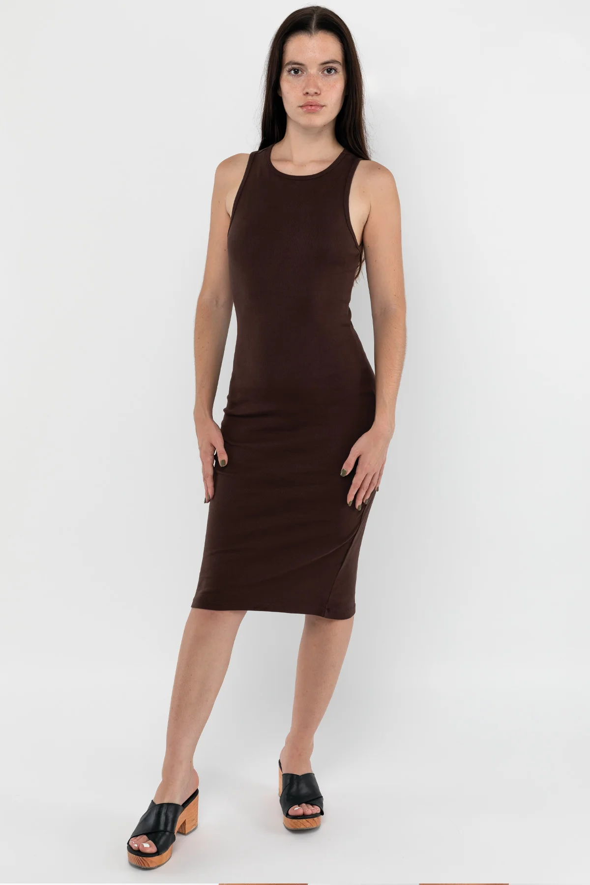43240GD - Manantial Baby Rib Midi Dress - Image 21