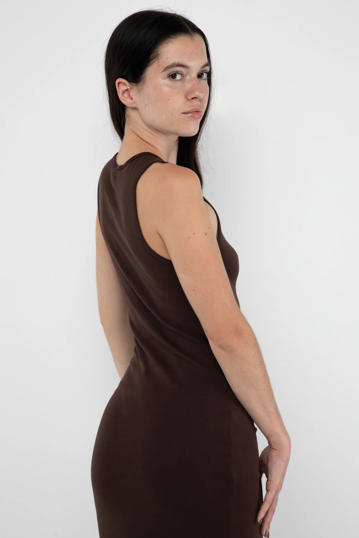 43240GD - Manantial Baby Rib Midi Dress - Image 22