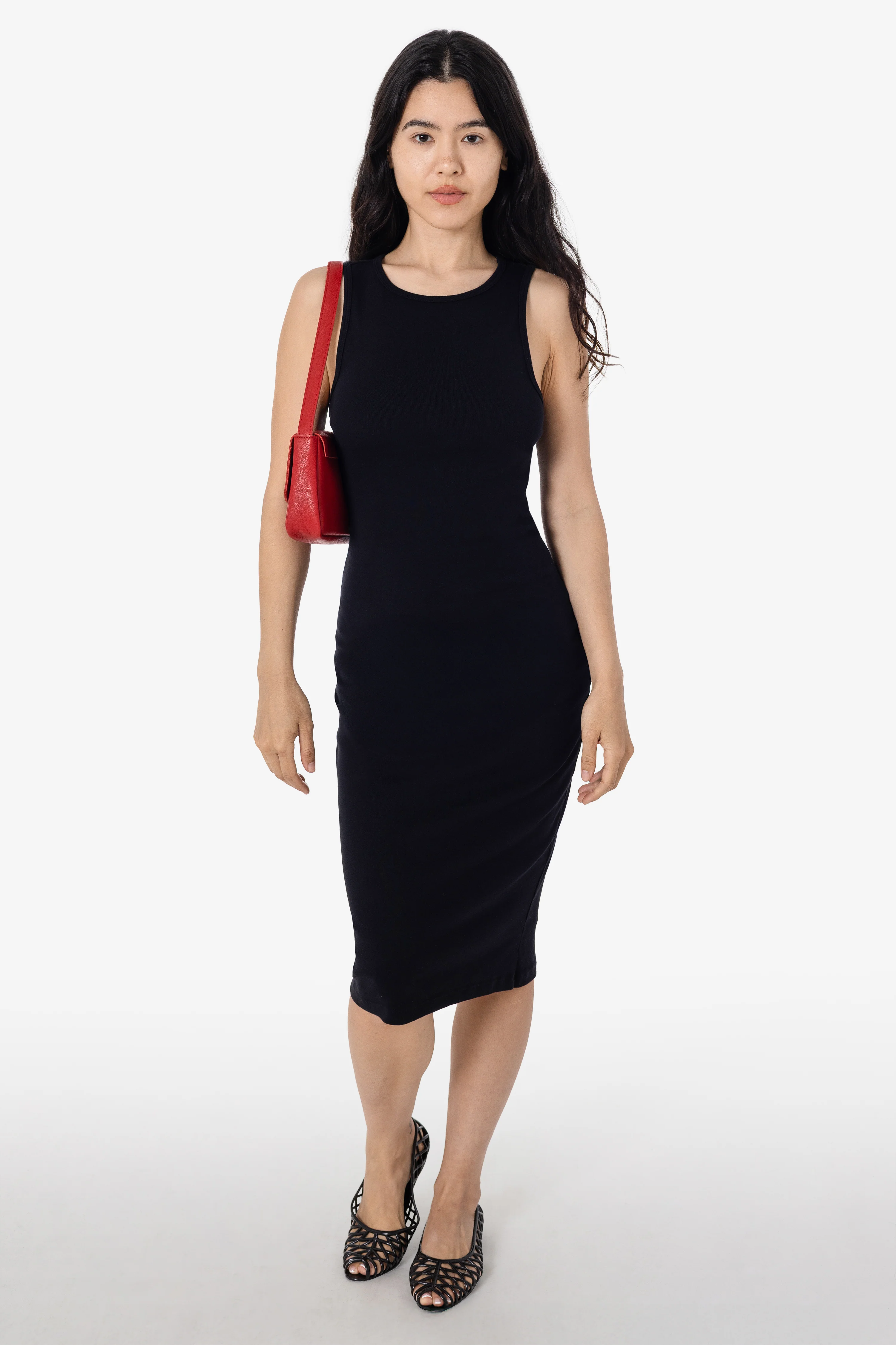43240GD - Manantial Baby Rib Midi Dress - Image 30