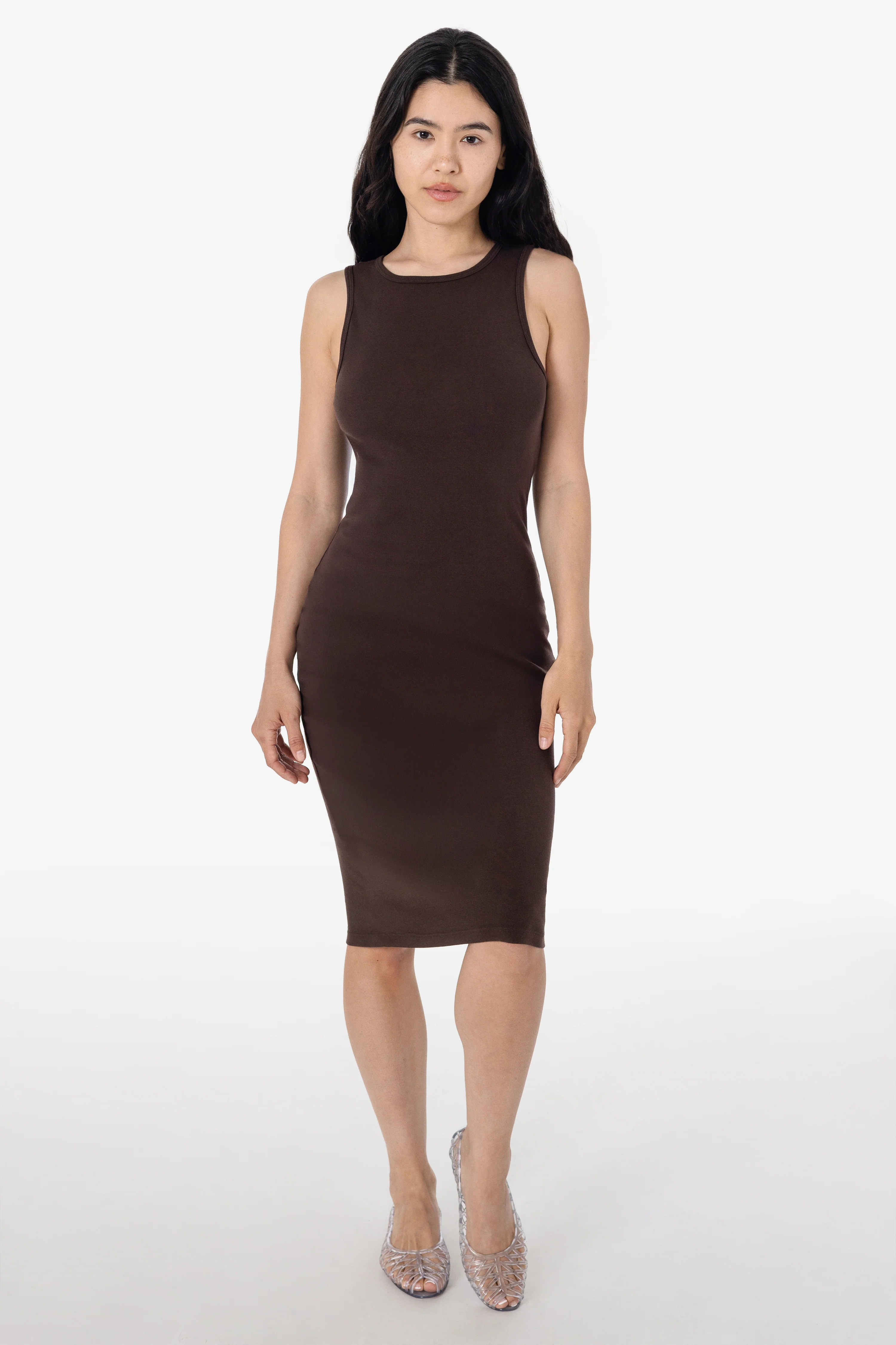 43240GD - Manantial Baby Rib Midi Dress - Image 36