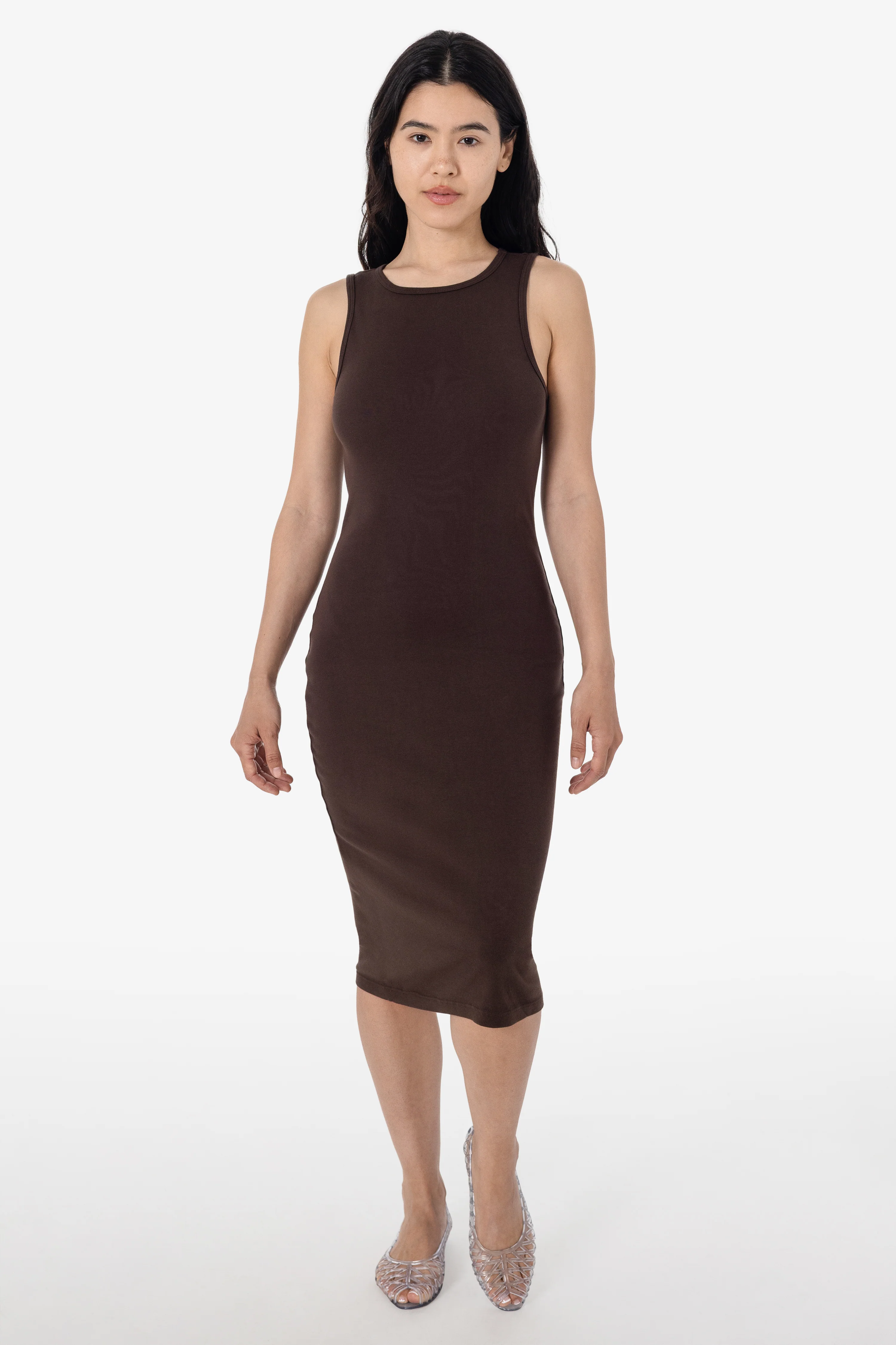 43240GD - Manantial Baby Rib Midi Dress - Image 37