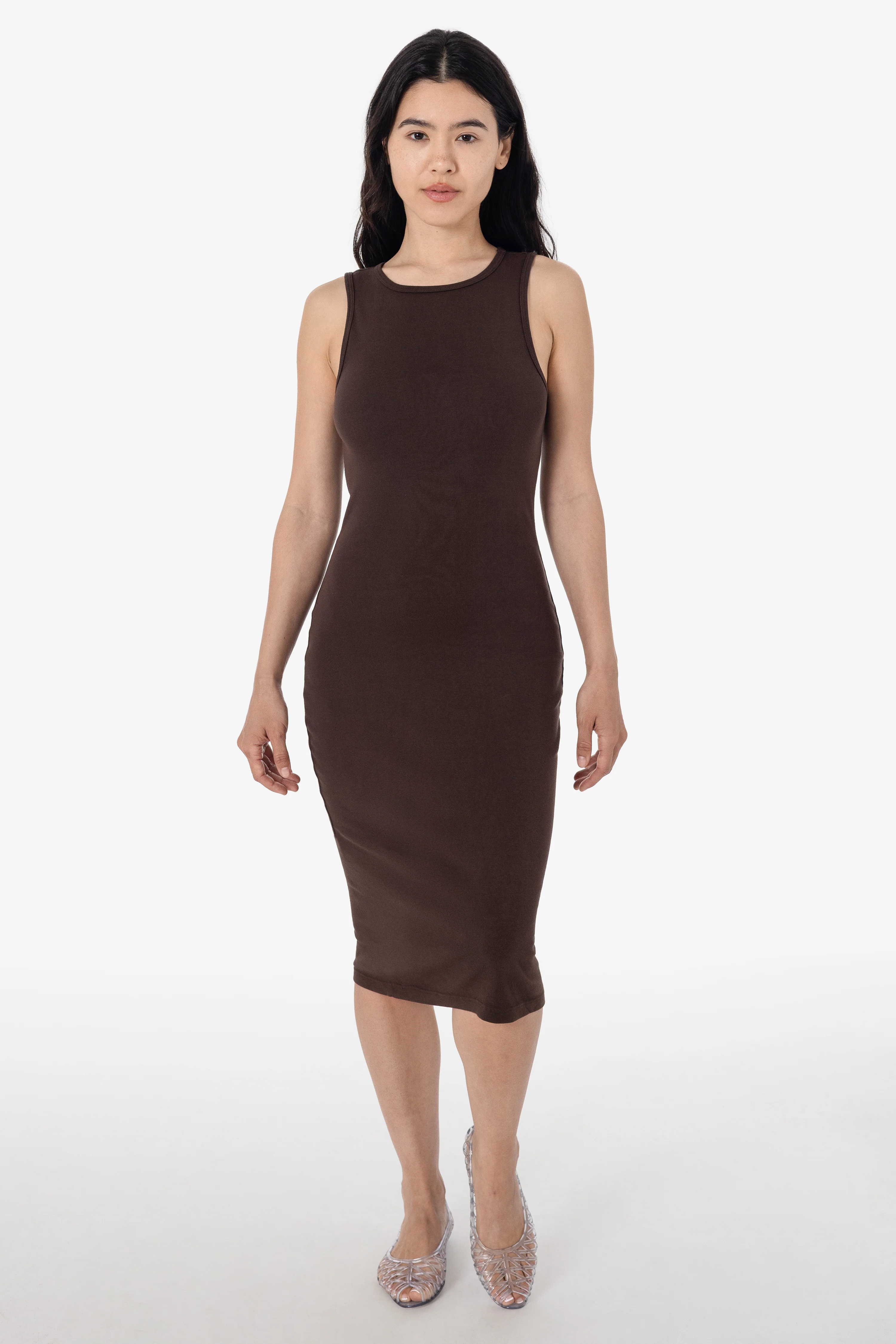 43240GD - Manantial Baby Rib Midi Dress - Image 38