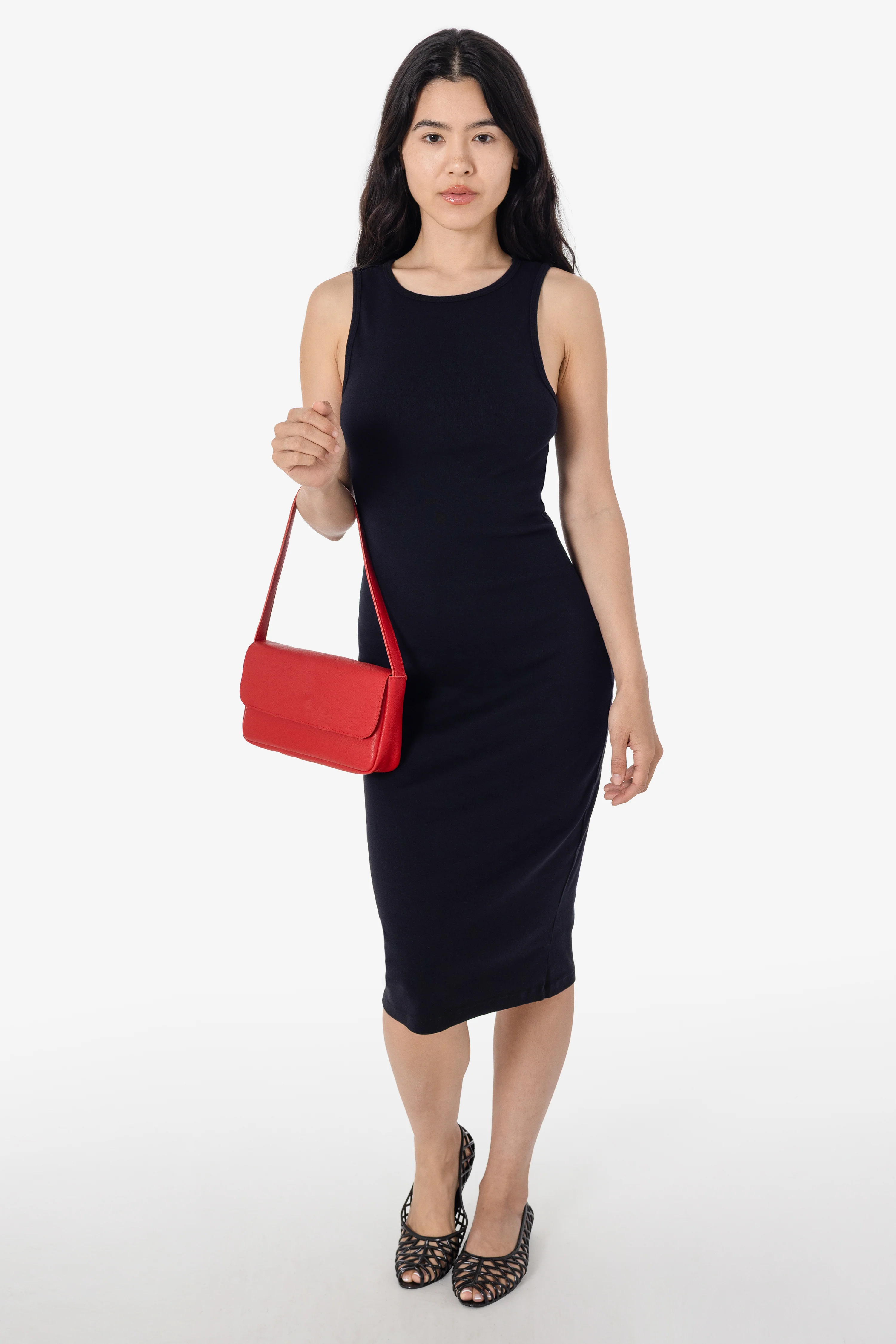 43240GD - Manantial Baby Rib Midi Dress - Image 5