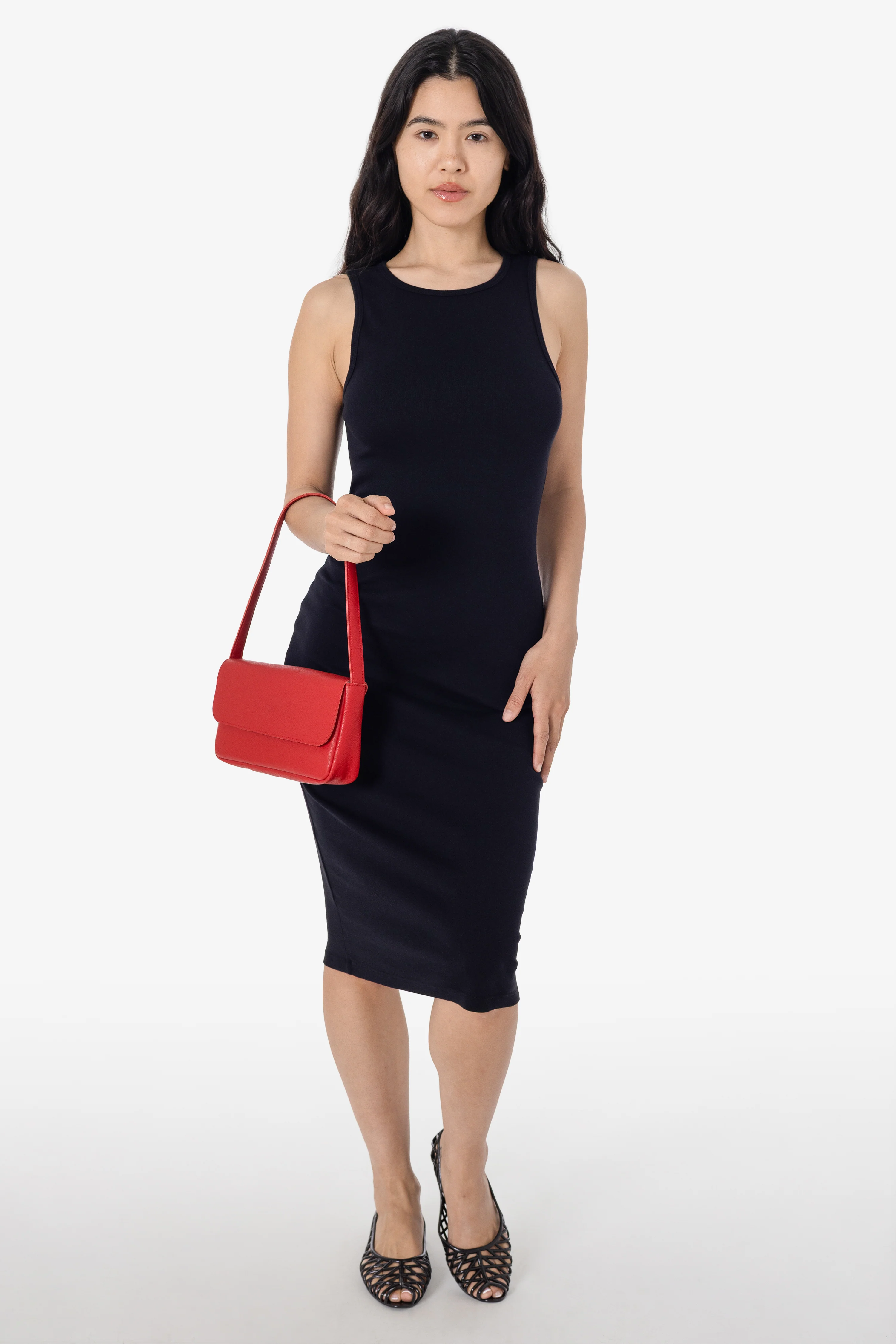43240GD - Manantial Baby Rib Midi Dress - Image 6