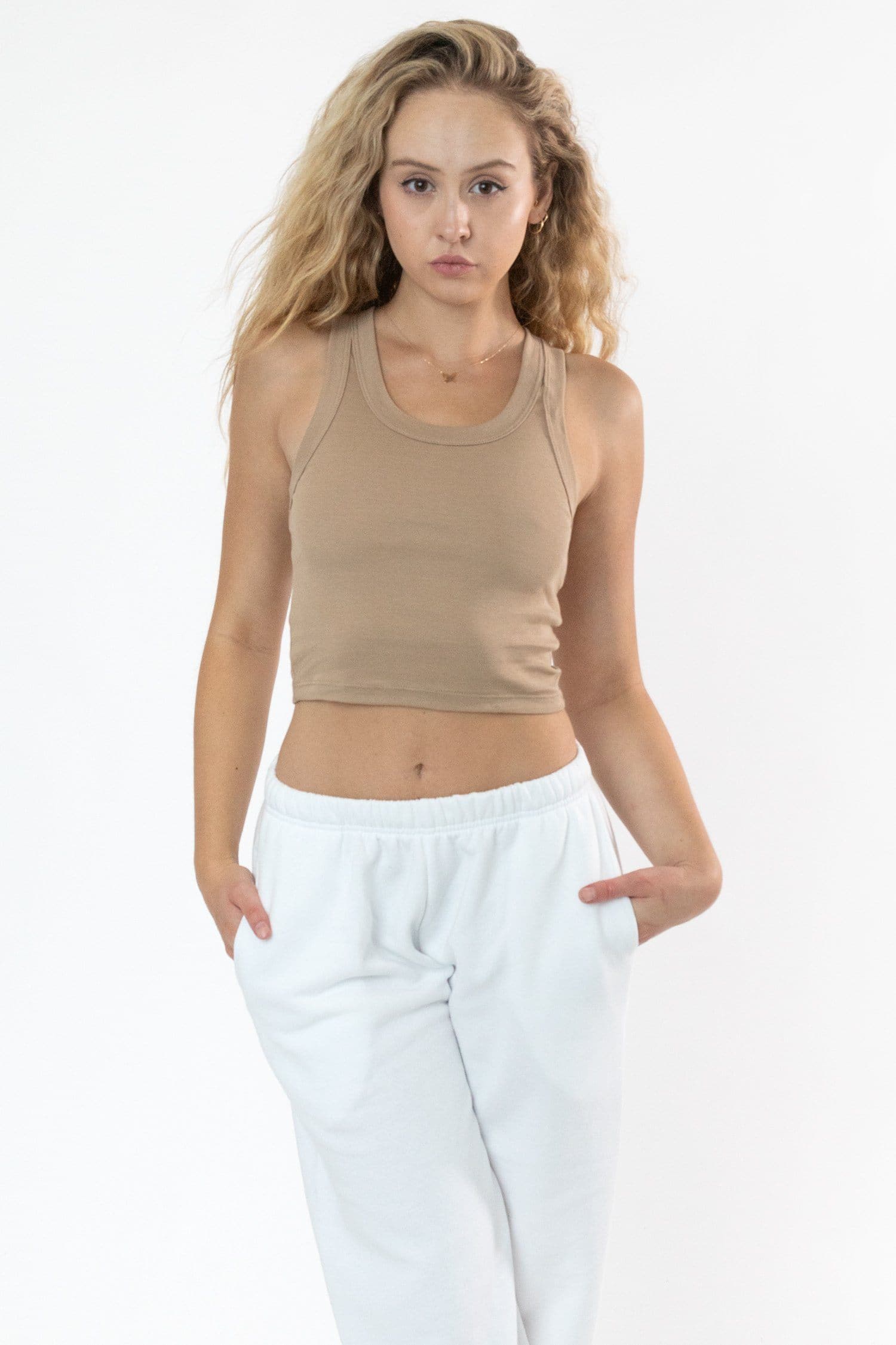 4328 - Sporty Baby Rib Crop Tank - Image 16