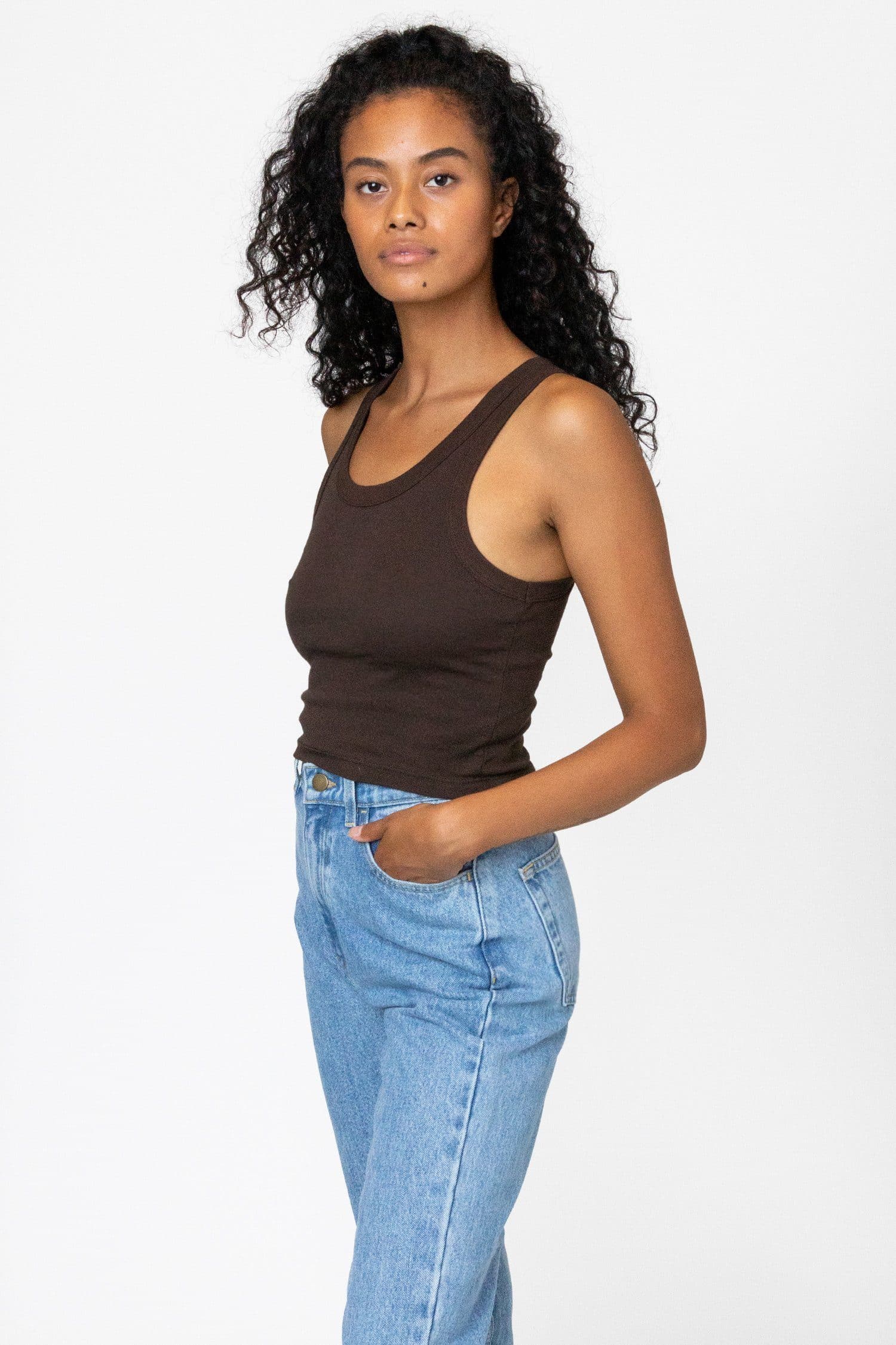 4328 - Sporty Baby Rib Crop Tank - Image 18