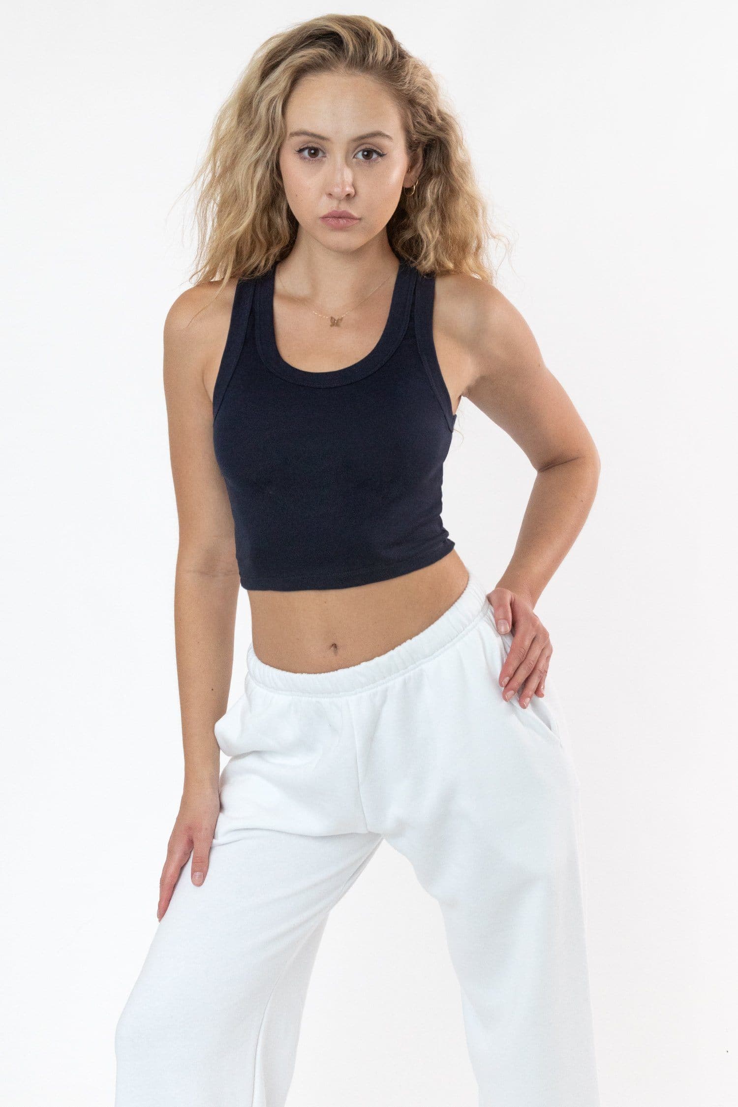 4328 - Sporty Baby Rib Crop Tank - Image 21