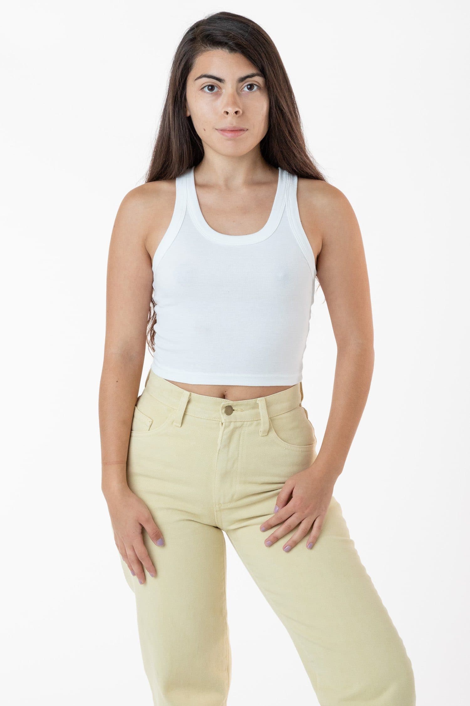 4328 - Sporty Baby Rib Crop Tank - Image 22