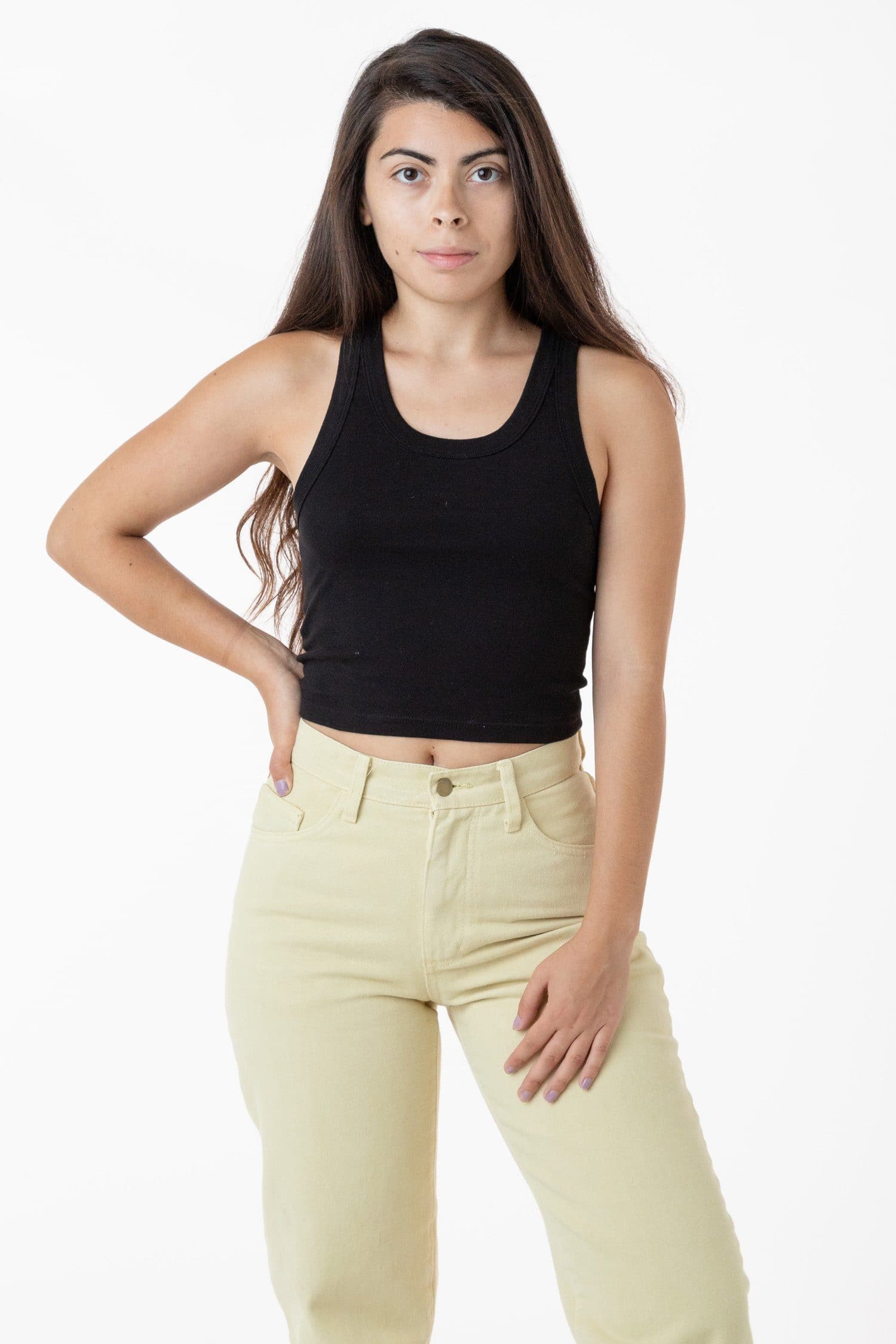4328 - Sporty Baby Rib Crop Tank - Image 27