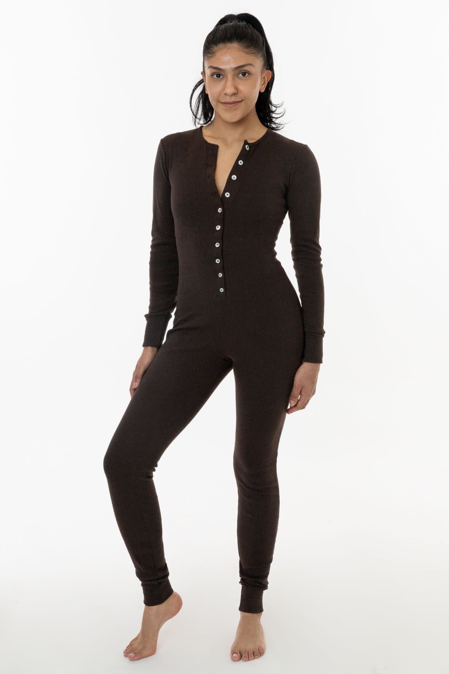 4390 - Poly Cotton Rib Henley One Piece - Image 19