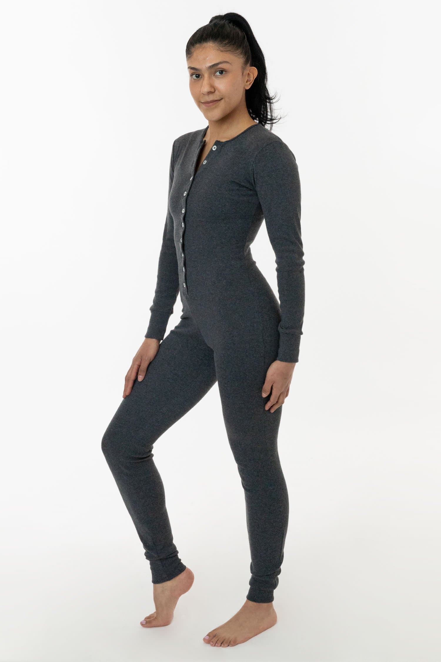 4390 - Poly Cotton Rib Henley One Piece - Image 21