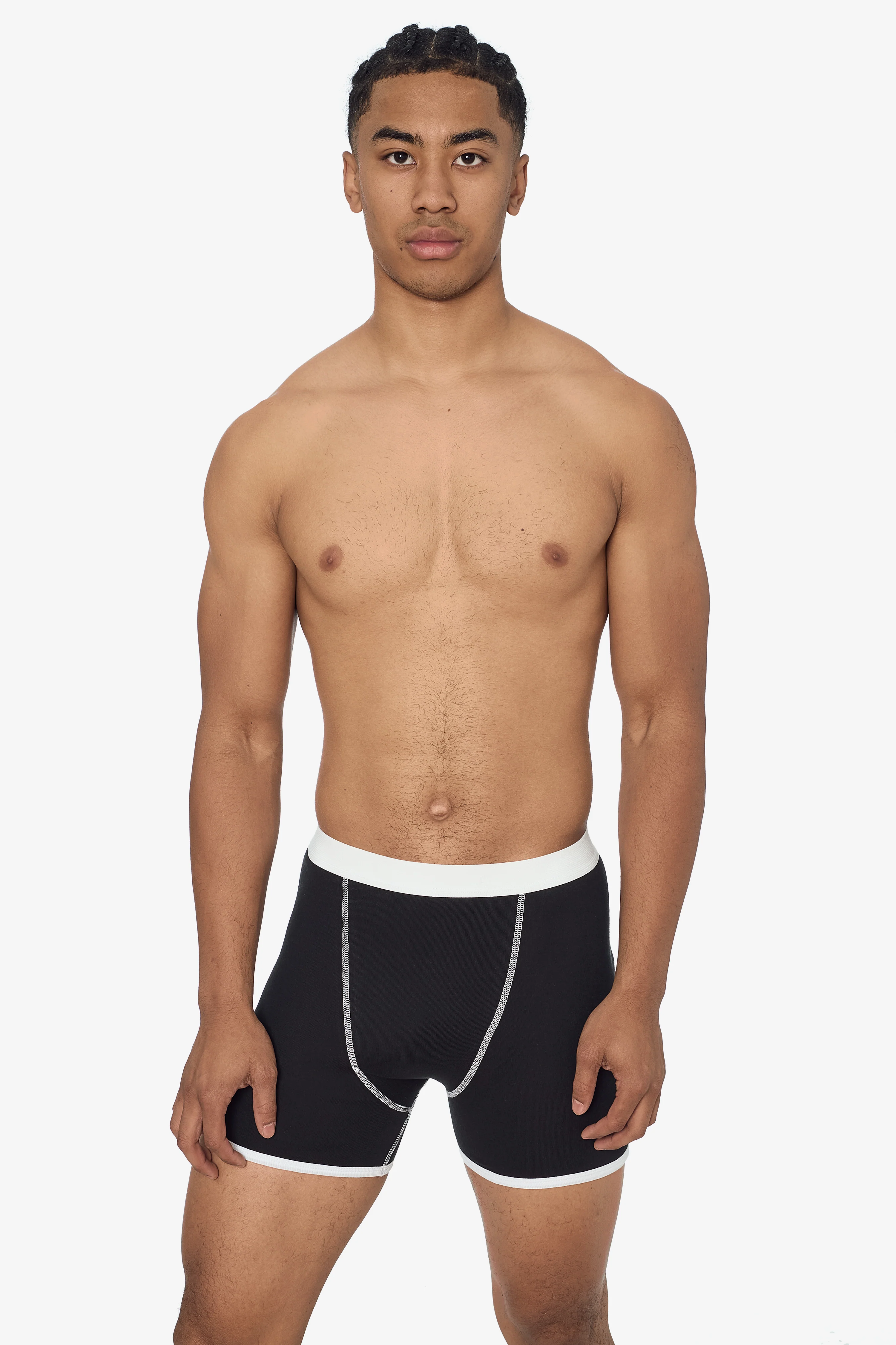44043 - Men's Baby Rib Boxer Brief - Image 2