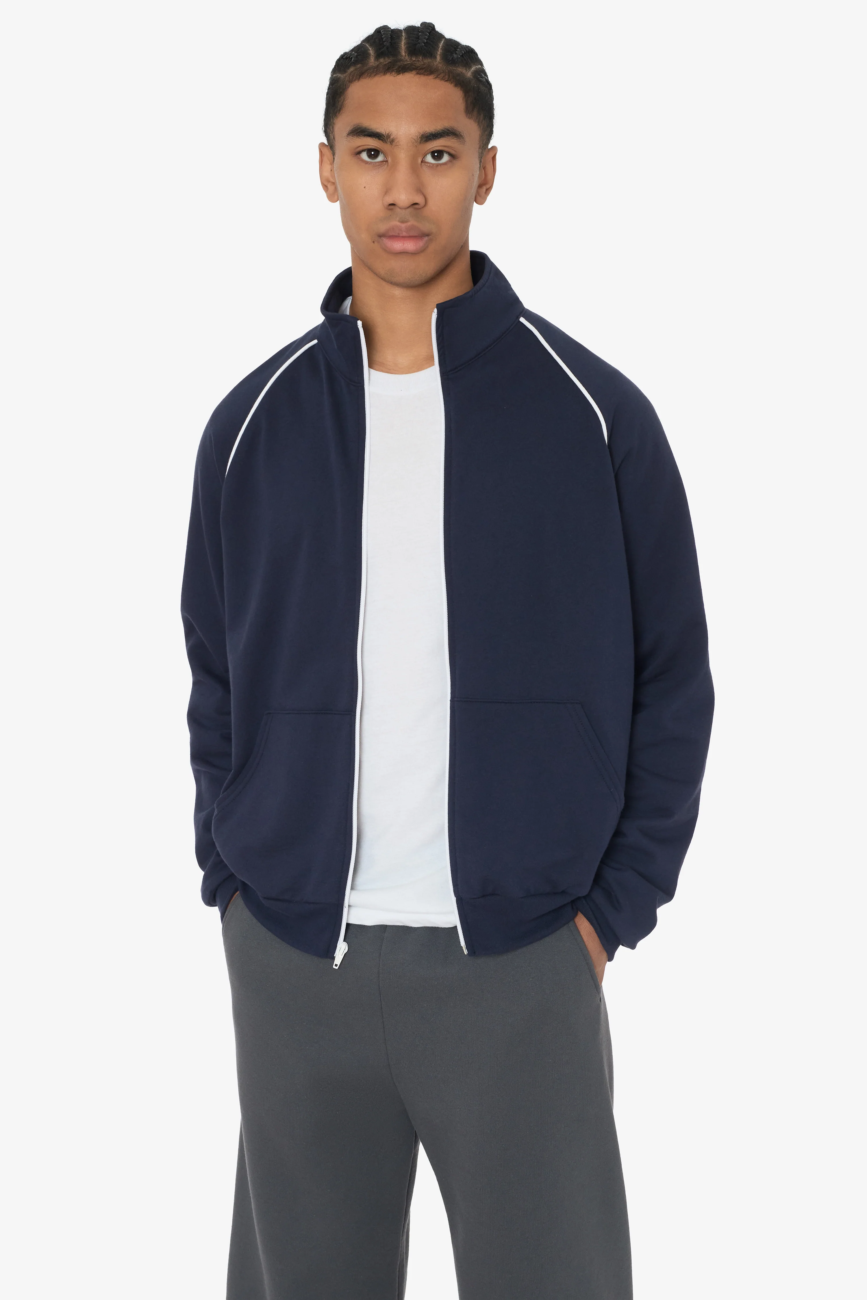 5455 - California Fleece Track Jacket - Image 2
