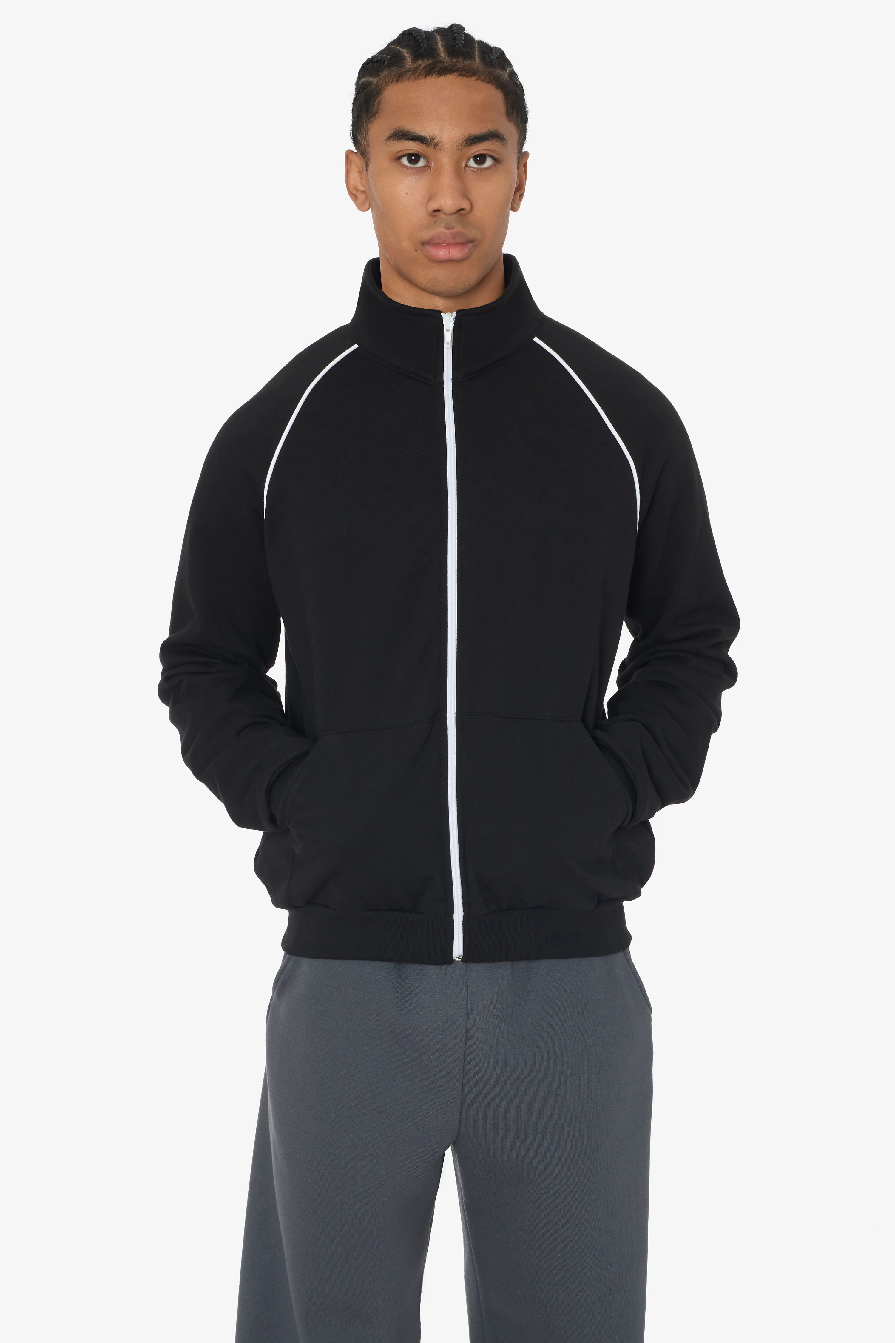 5455 - California Fleece Track Jacket - Image 4