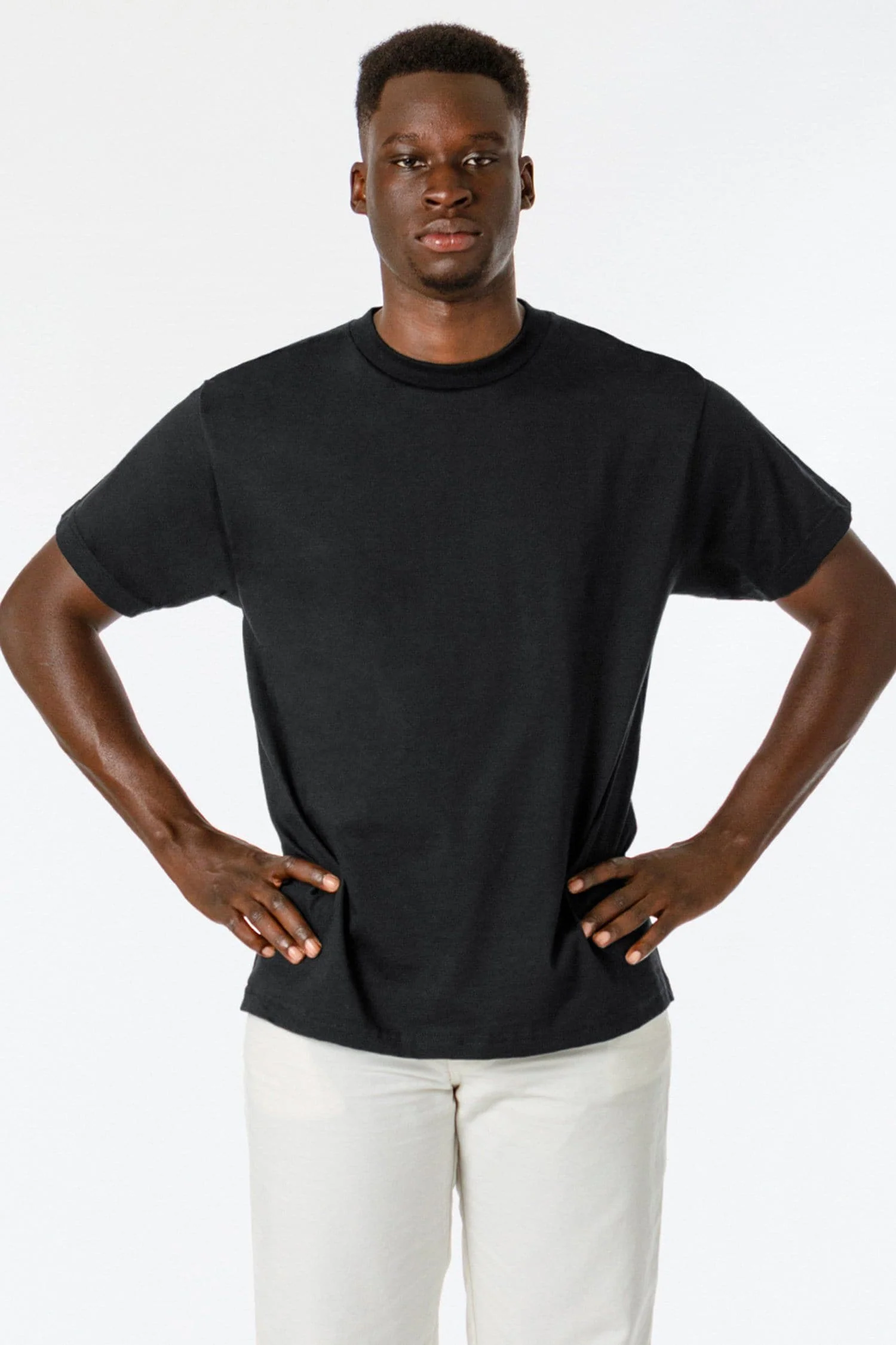 2017 - 6.0oz Crew Neck Heavy Combed Cotton T-Shirt - Image 6