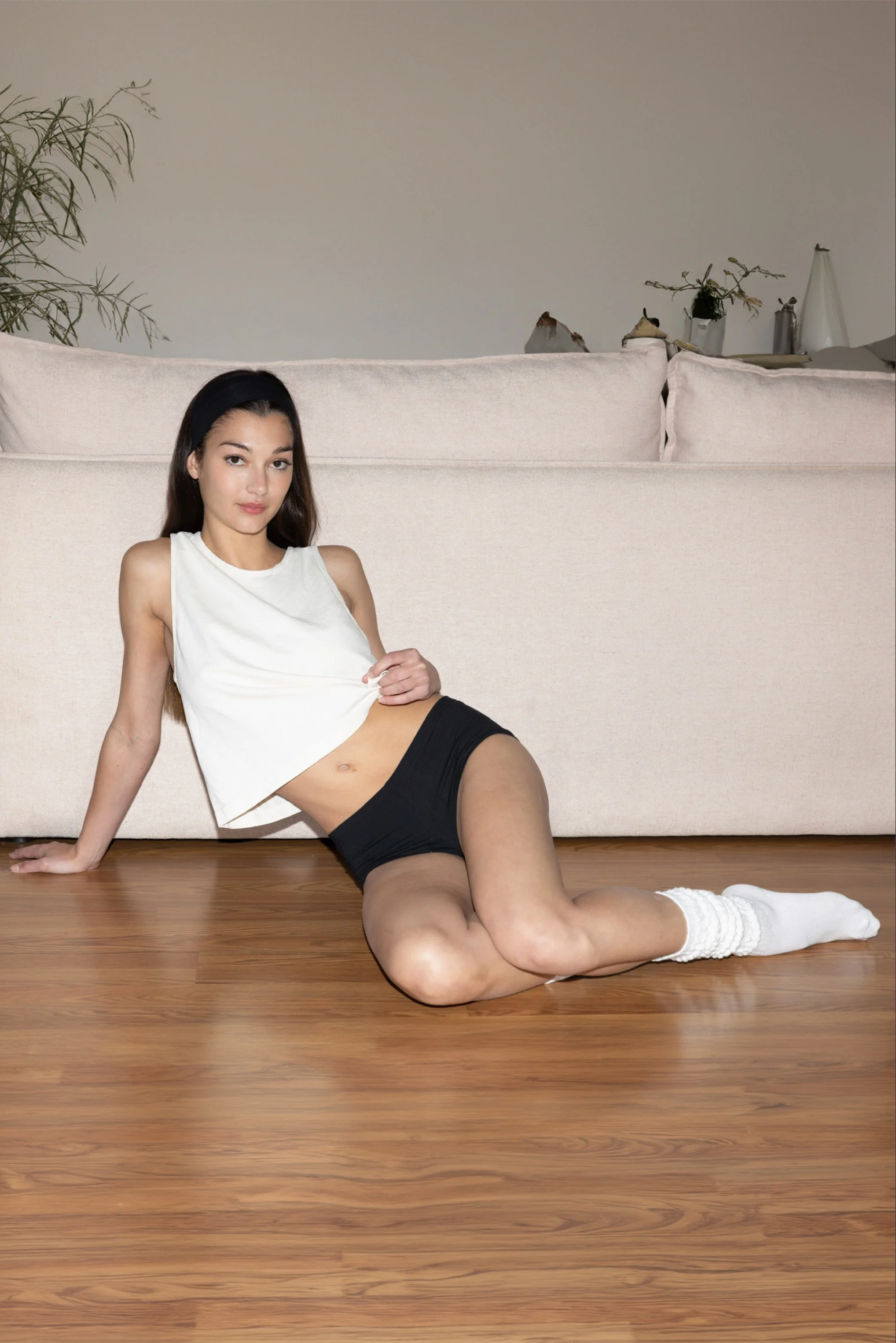 83001 - Cotton Spandex Jersey Hot Shorts - Image 9