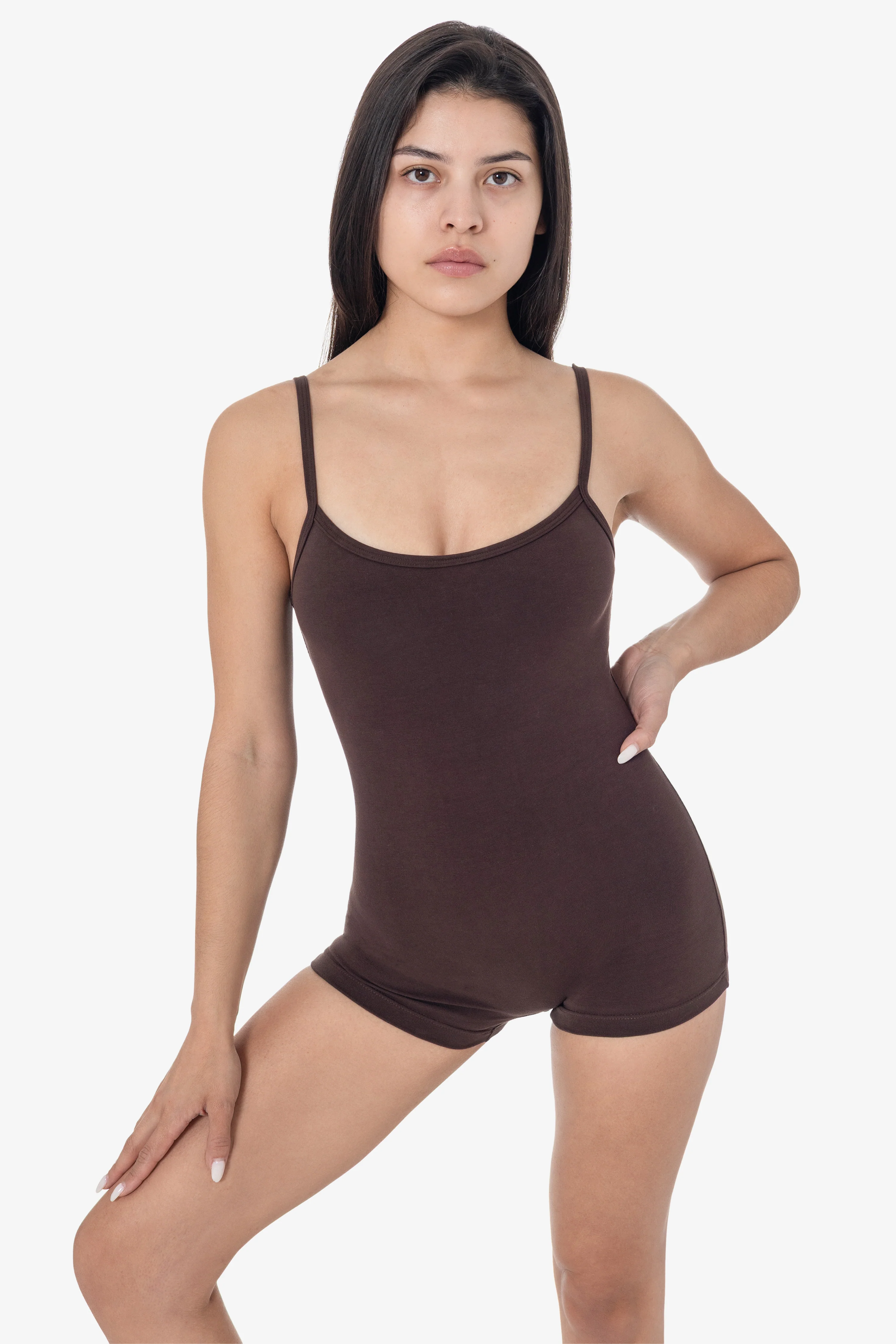 83022GD-SH - Garment Dye Spaghetti Scoopback Short Biketard - Image 4