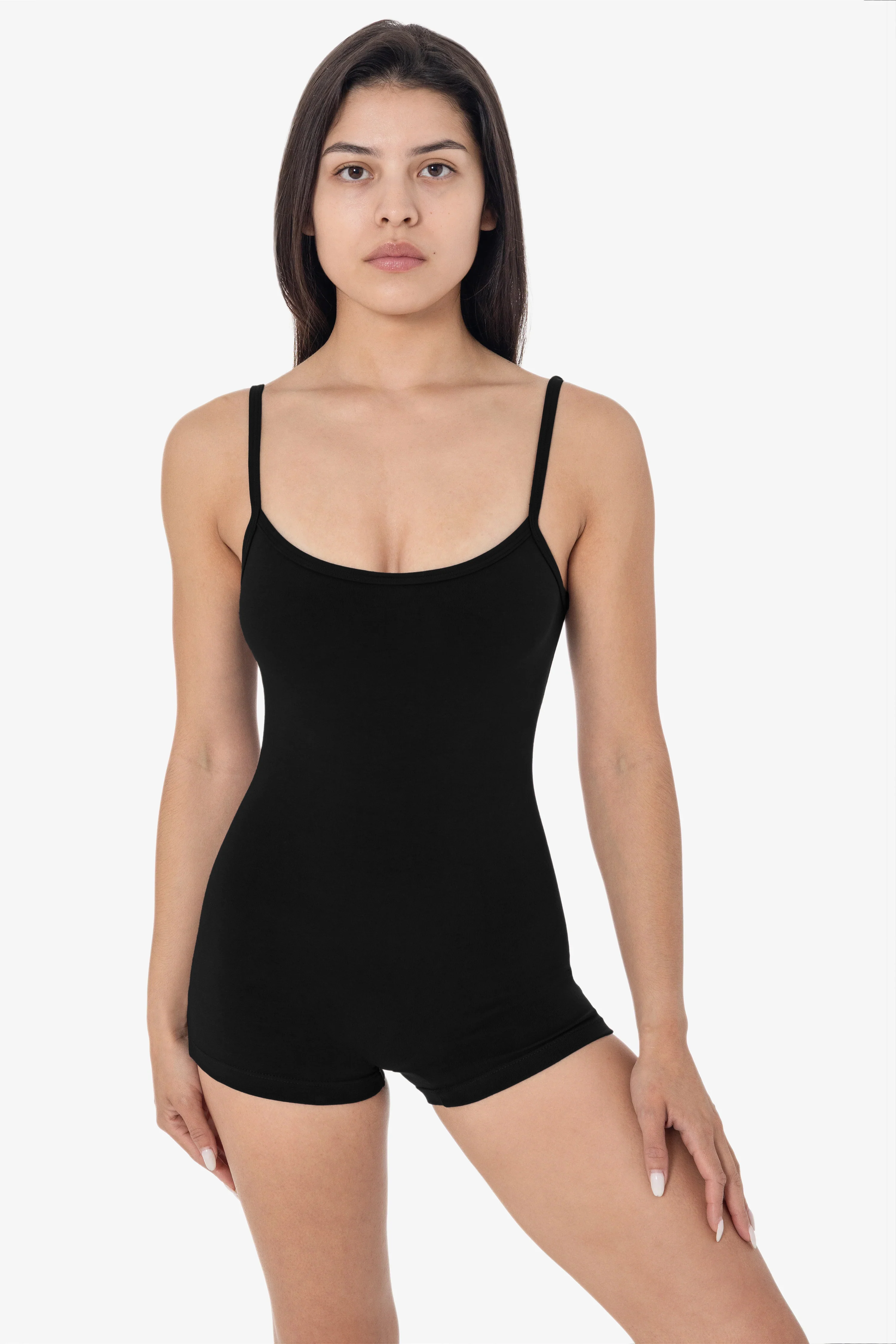 83022GD-SH - Garment Dye Spaghetti Scoopback Short Biketard - Image 7