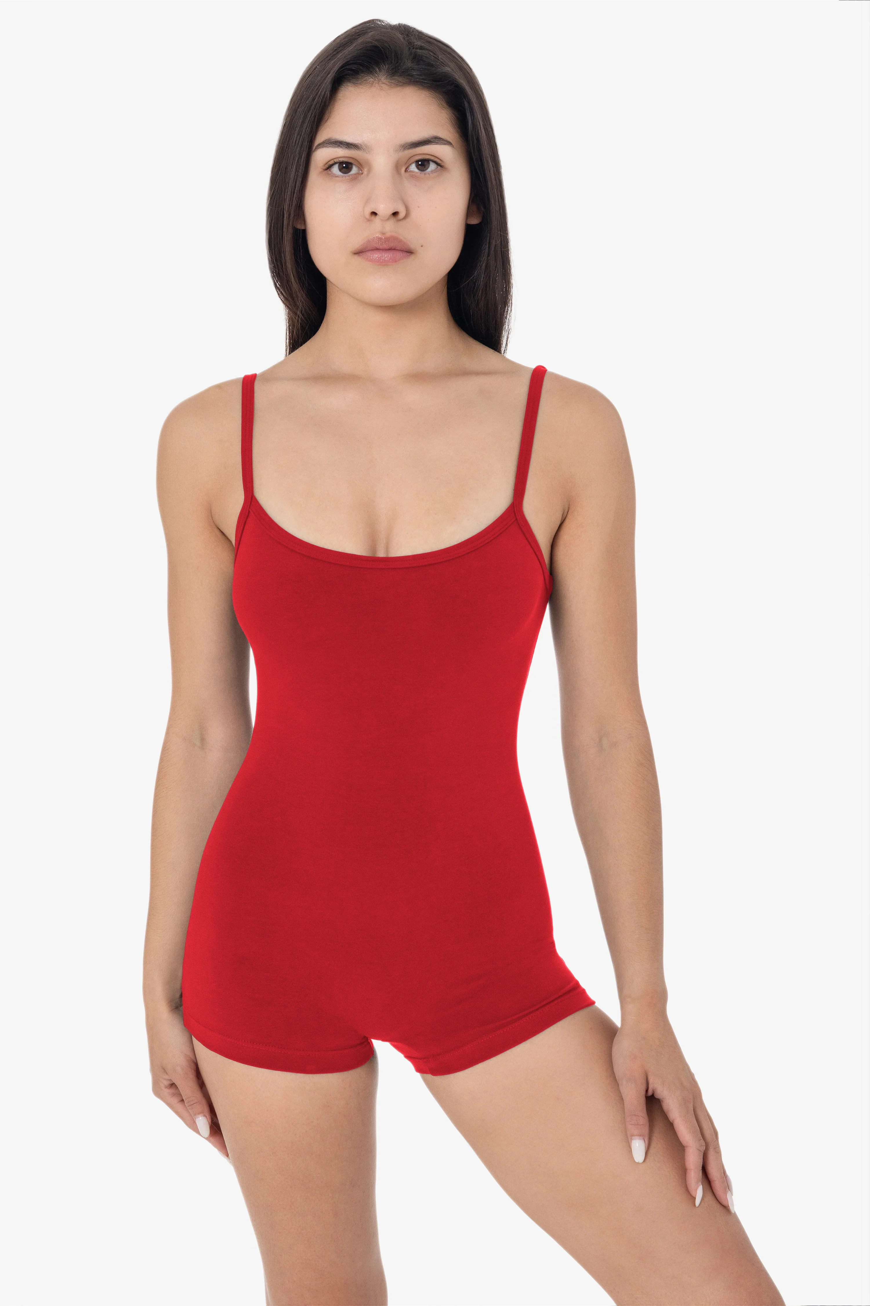 83022GD-SH - Garment Dye Spaghetti Scoopback Short Biketard - Image 8