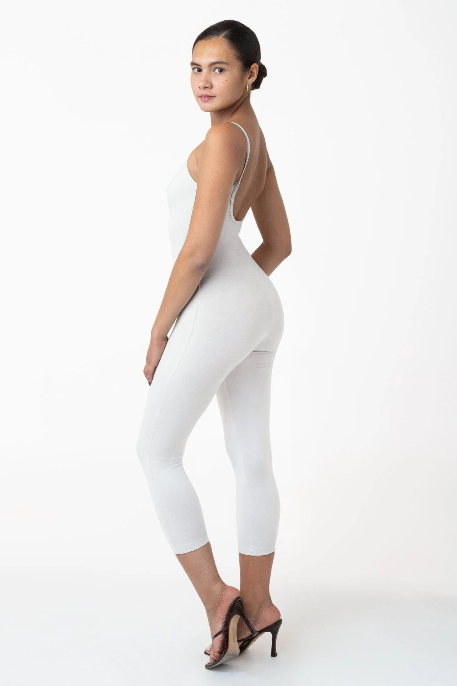83026GD - Garment Dye Cropped Spaghetti Unitard - Image 16