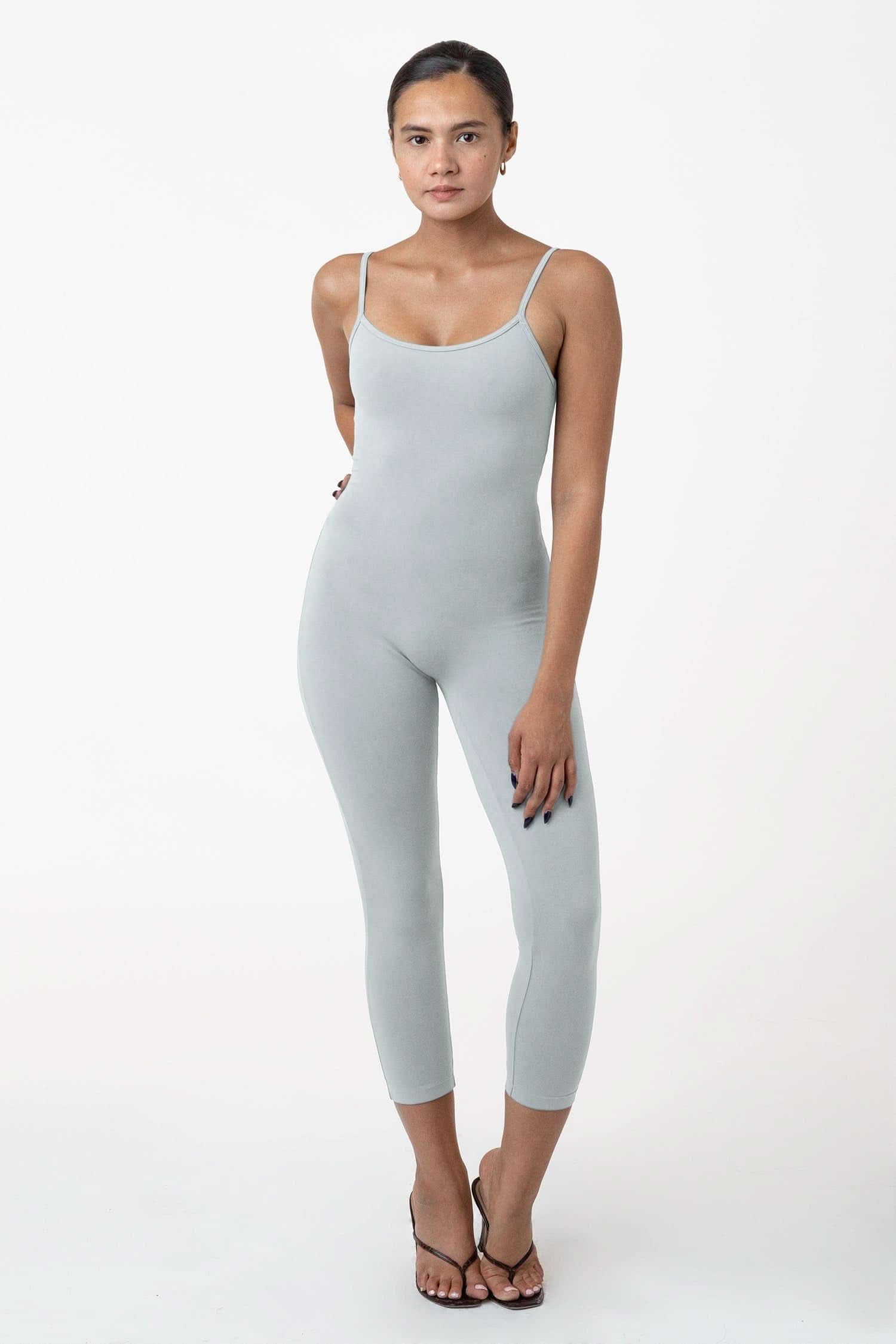83026GD - Garment Dye Cropped Spaghetti Unitard - Image 17