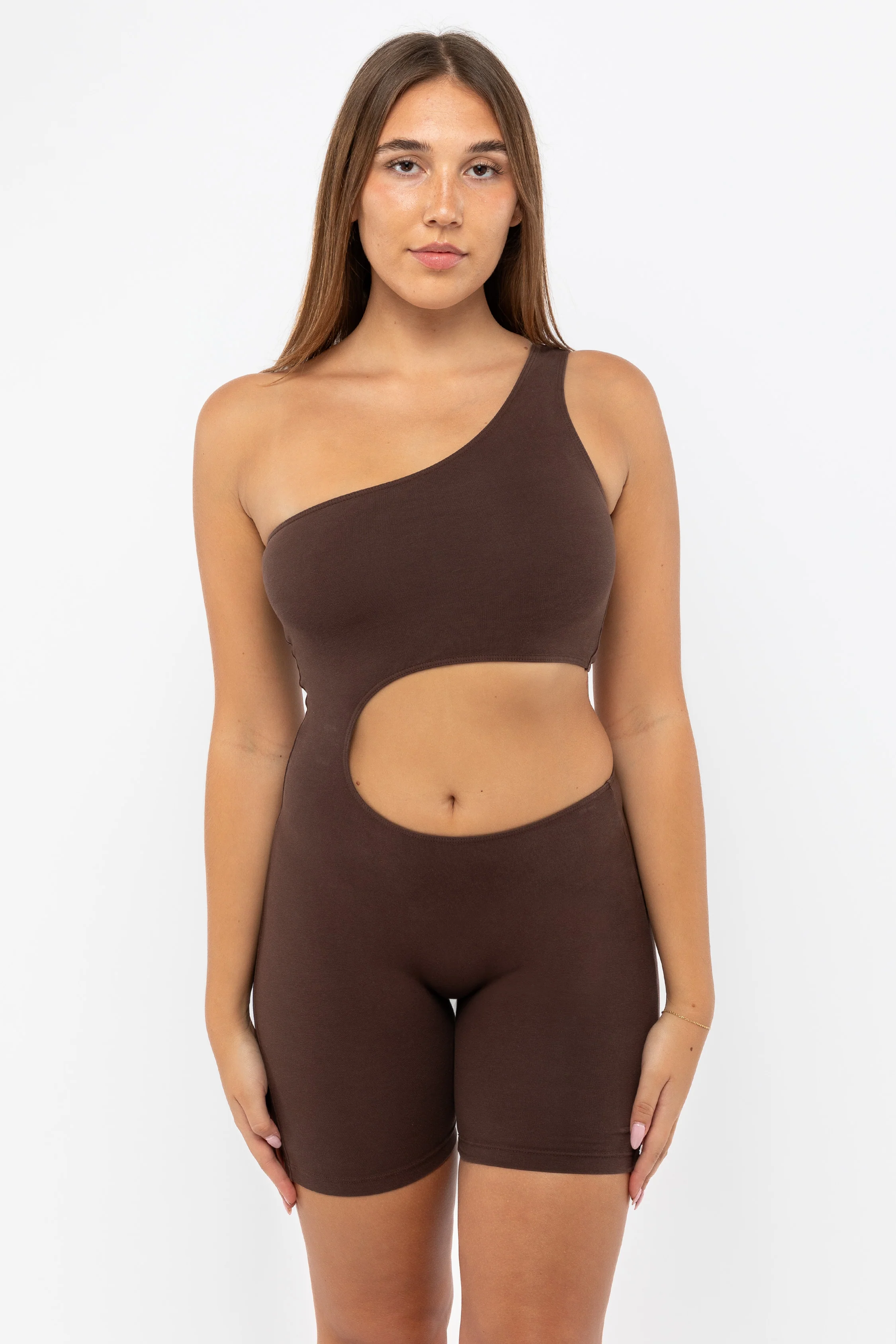 83047GD - Garment Dye Asymmetrical Biketard - Image 6
