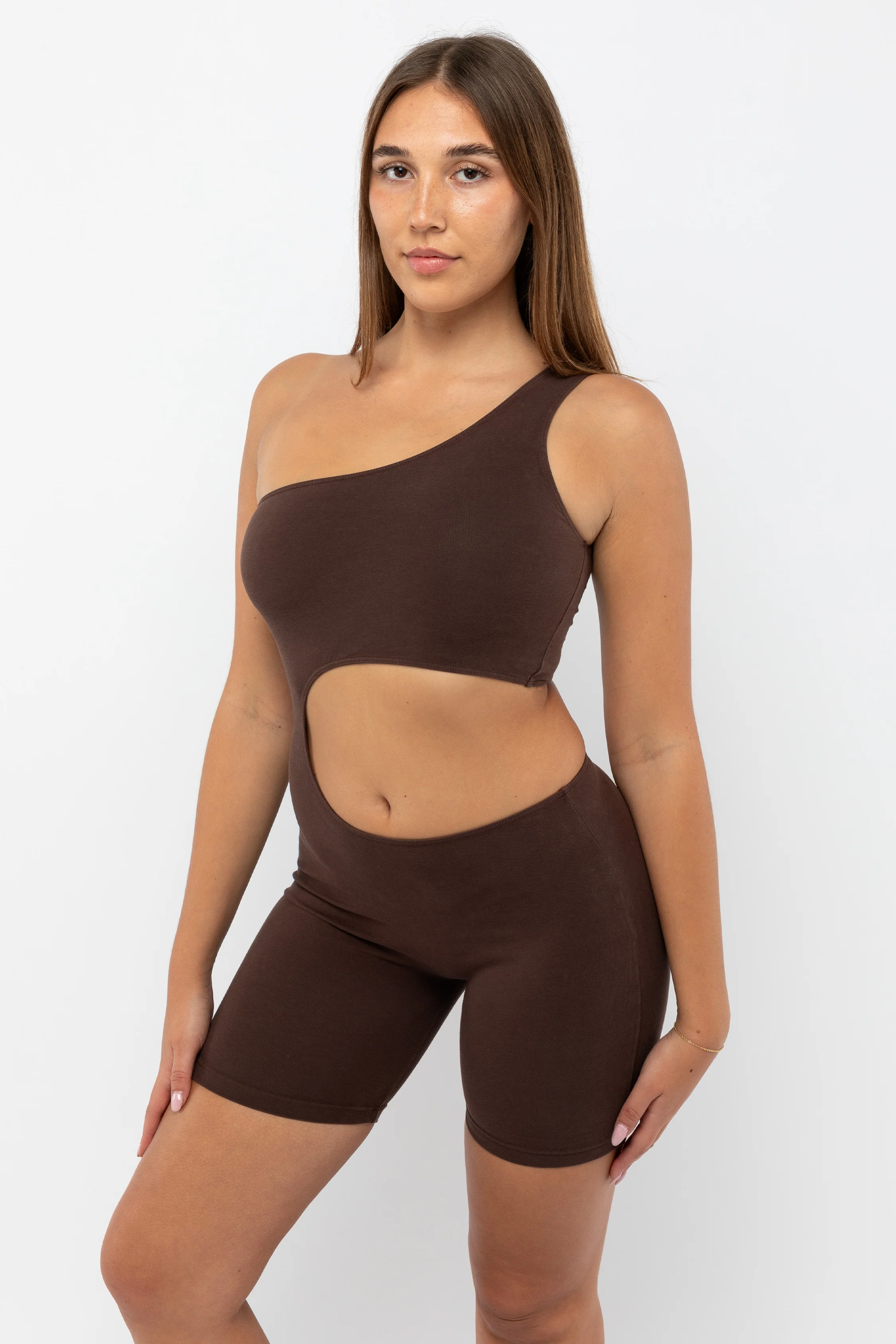 83047GD - Garment Dye Asymmetrical Biketard - Image 7