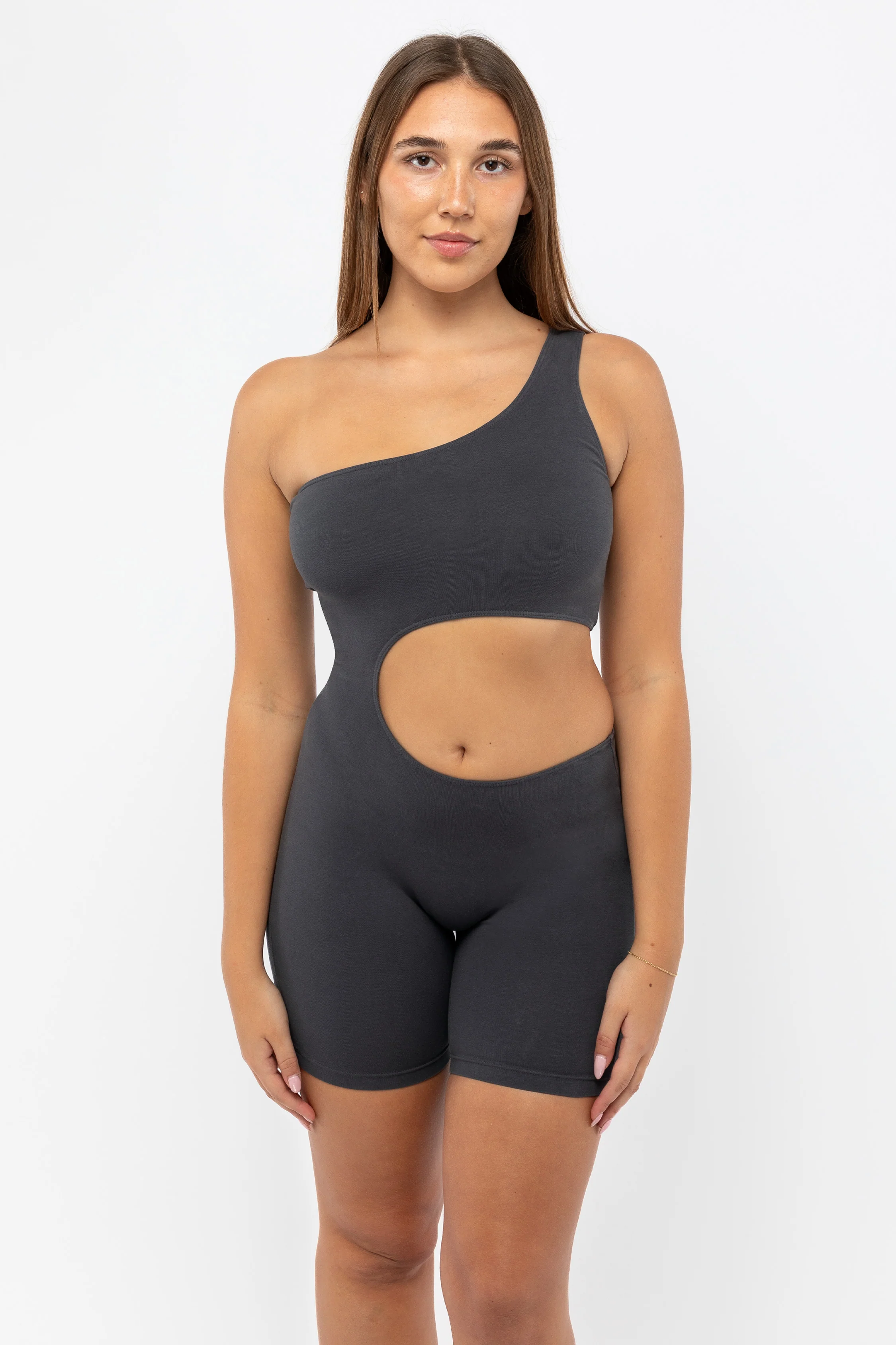 83047GD - Garment Dye Asymmetrical Biketard - Image 8
