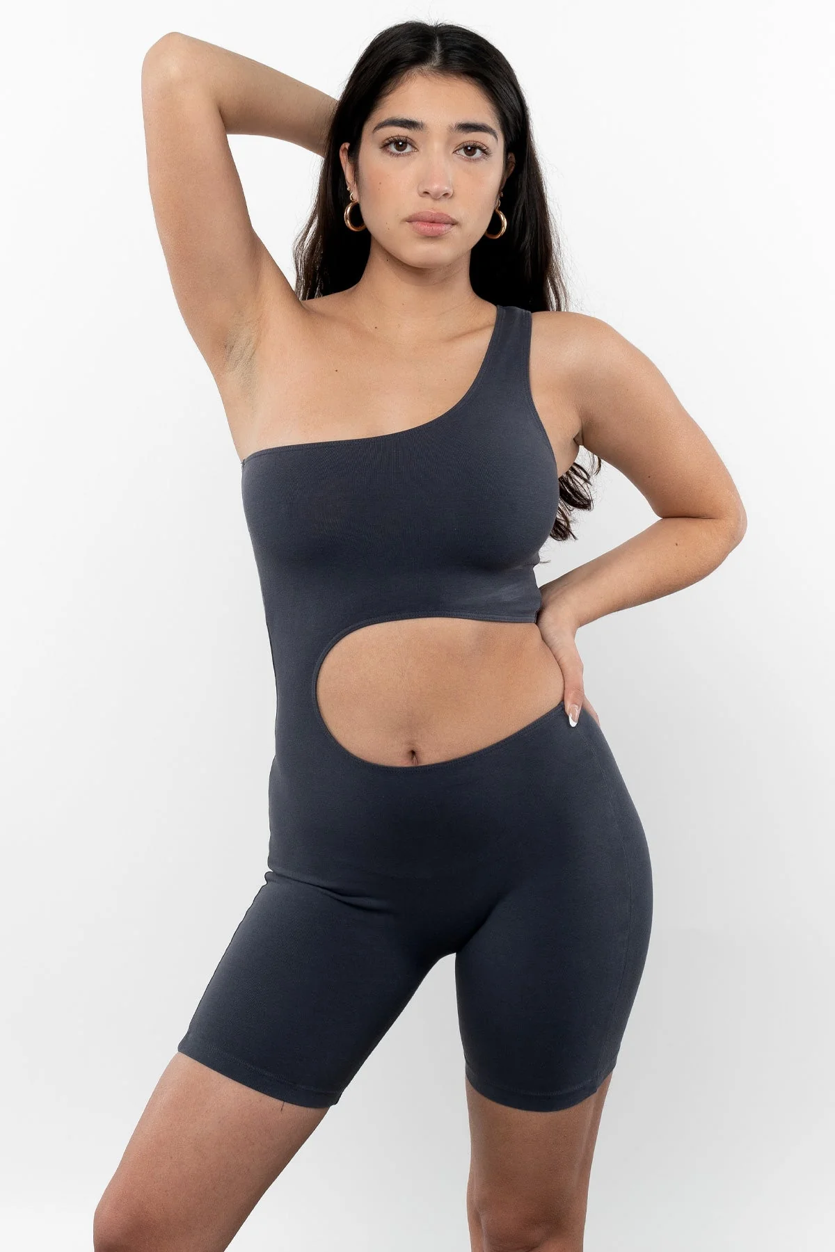 83047GD - Garment Dye Asymmetrical Biketard - Image 9