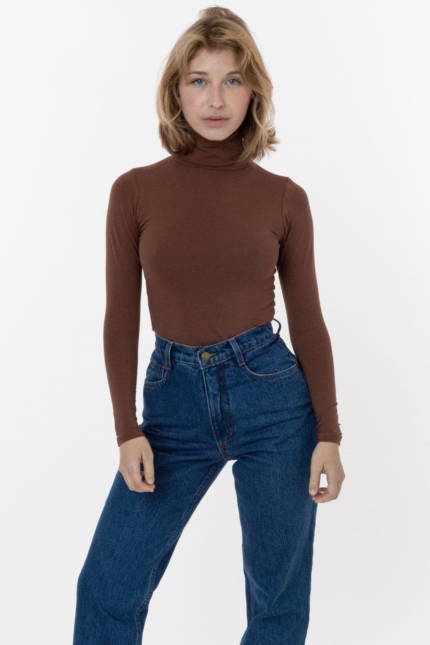 8306 - Cotton Spandex Turtleneck - Image 10