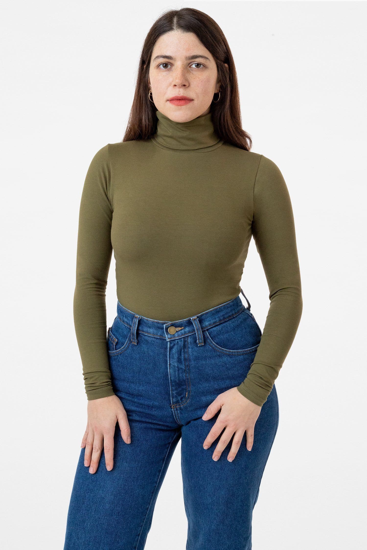 8306 - Cotton Spandex Turtleneck - Image 6