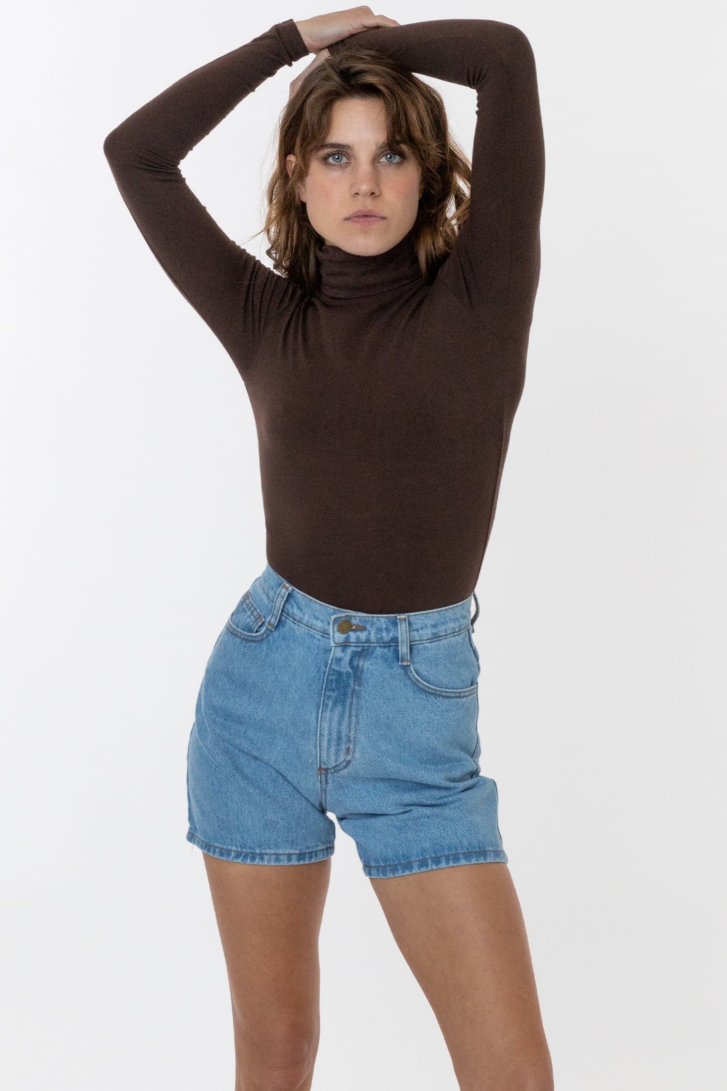 8306GD - Cotton Spandex Garment Dye Turtleneck - Image 11