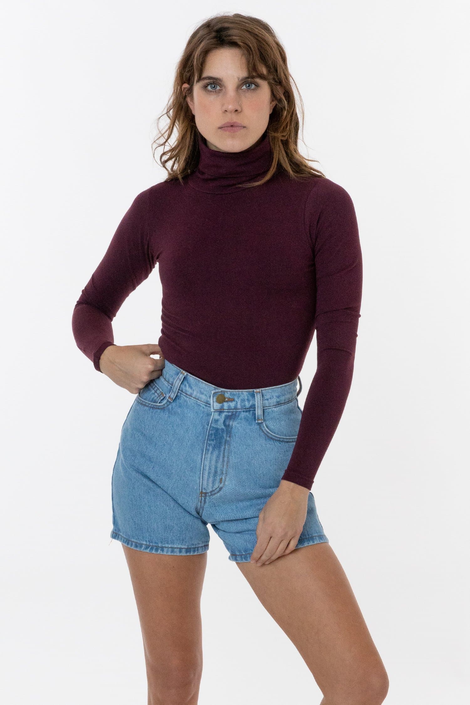 8306GD - Cotton Spandex Garment Dye Turtleneck - Image 12