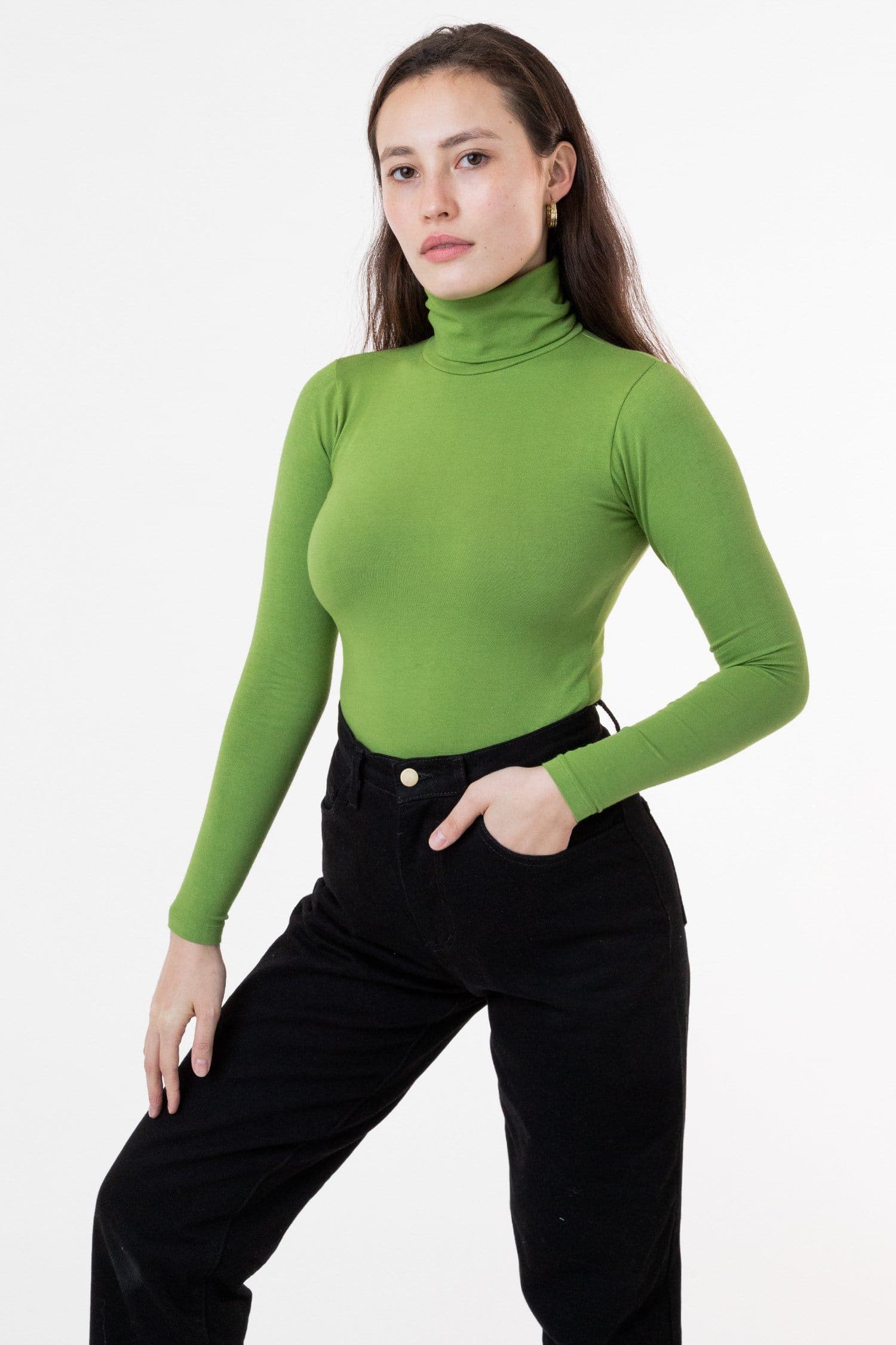8306GD - Cotton Spandex Garment Dye Turtleneck - Image 14