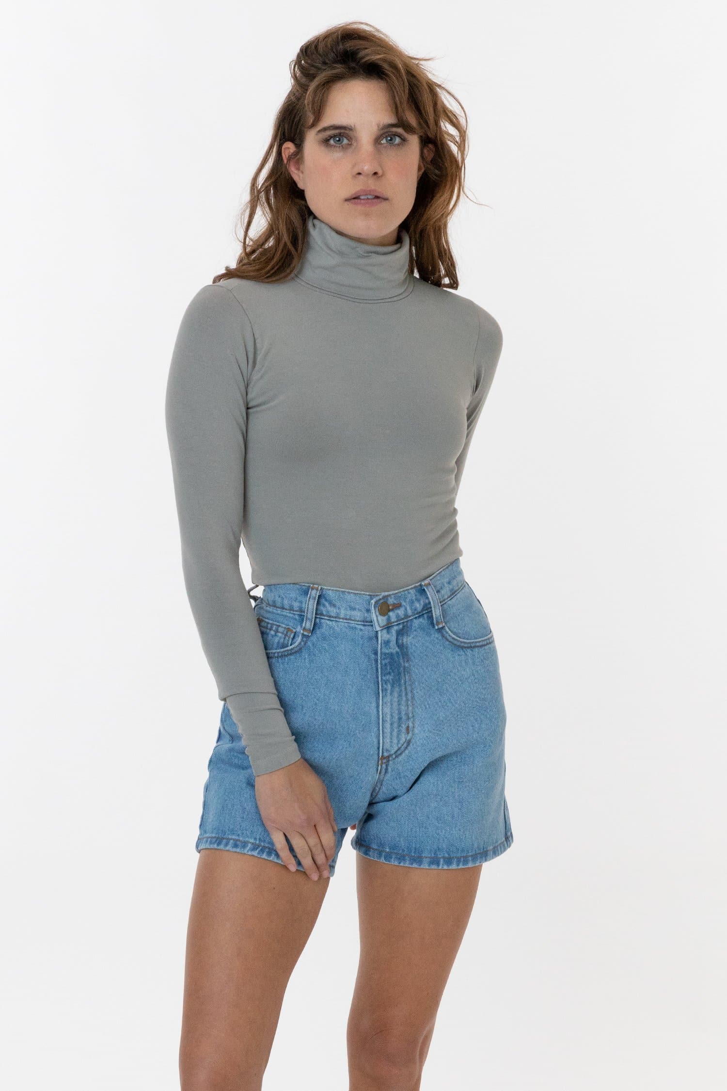 8306GD - Cotton Spandex Garment Dye Turtleneck - Image 15