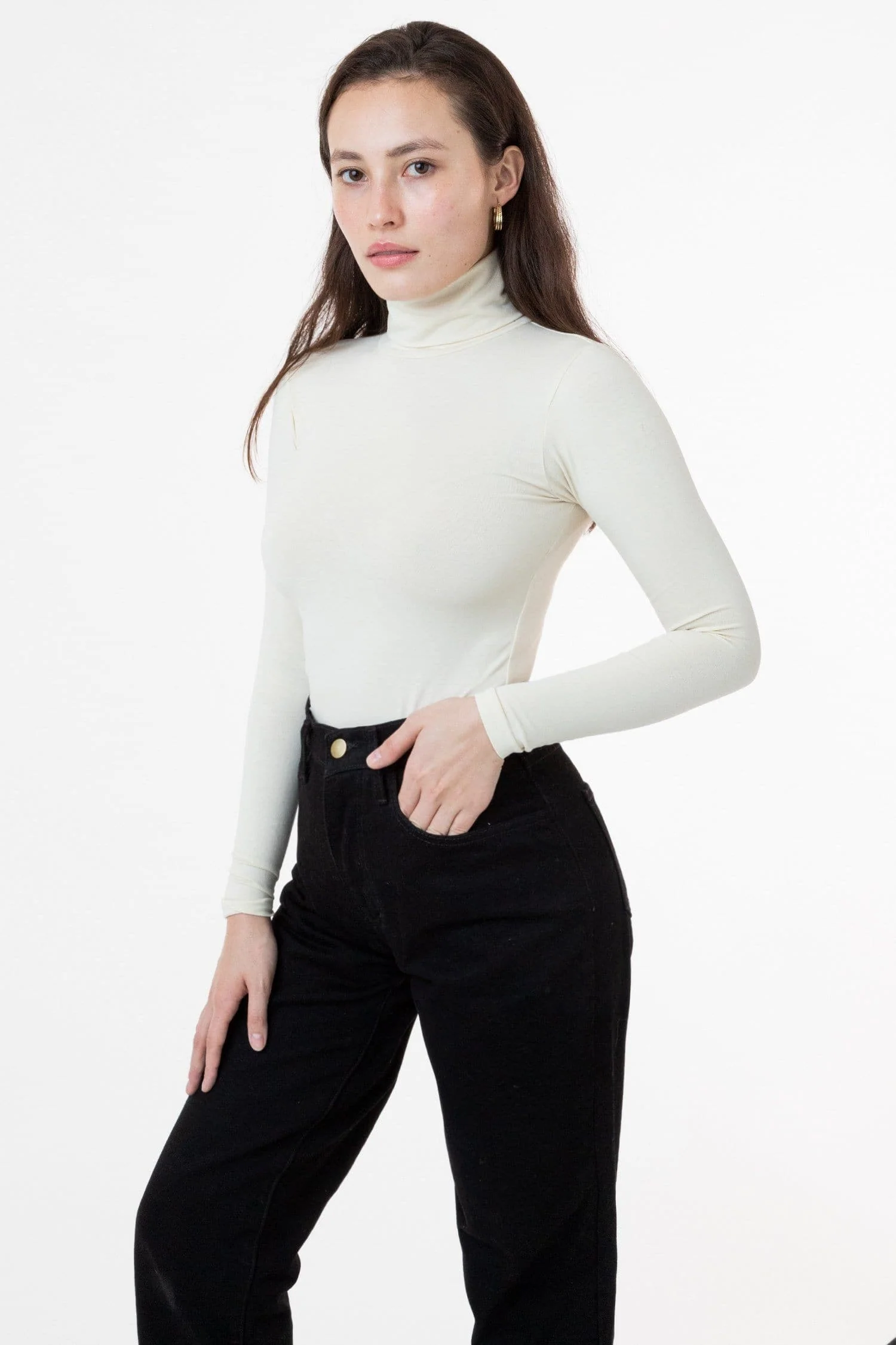 8306GD - Cotton Spandex Garment Dye Turtleneck - Image 16