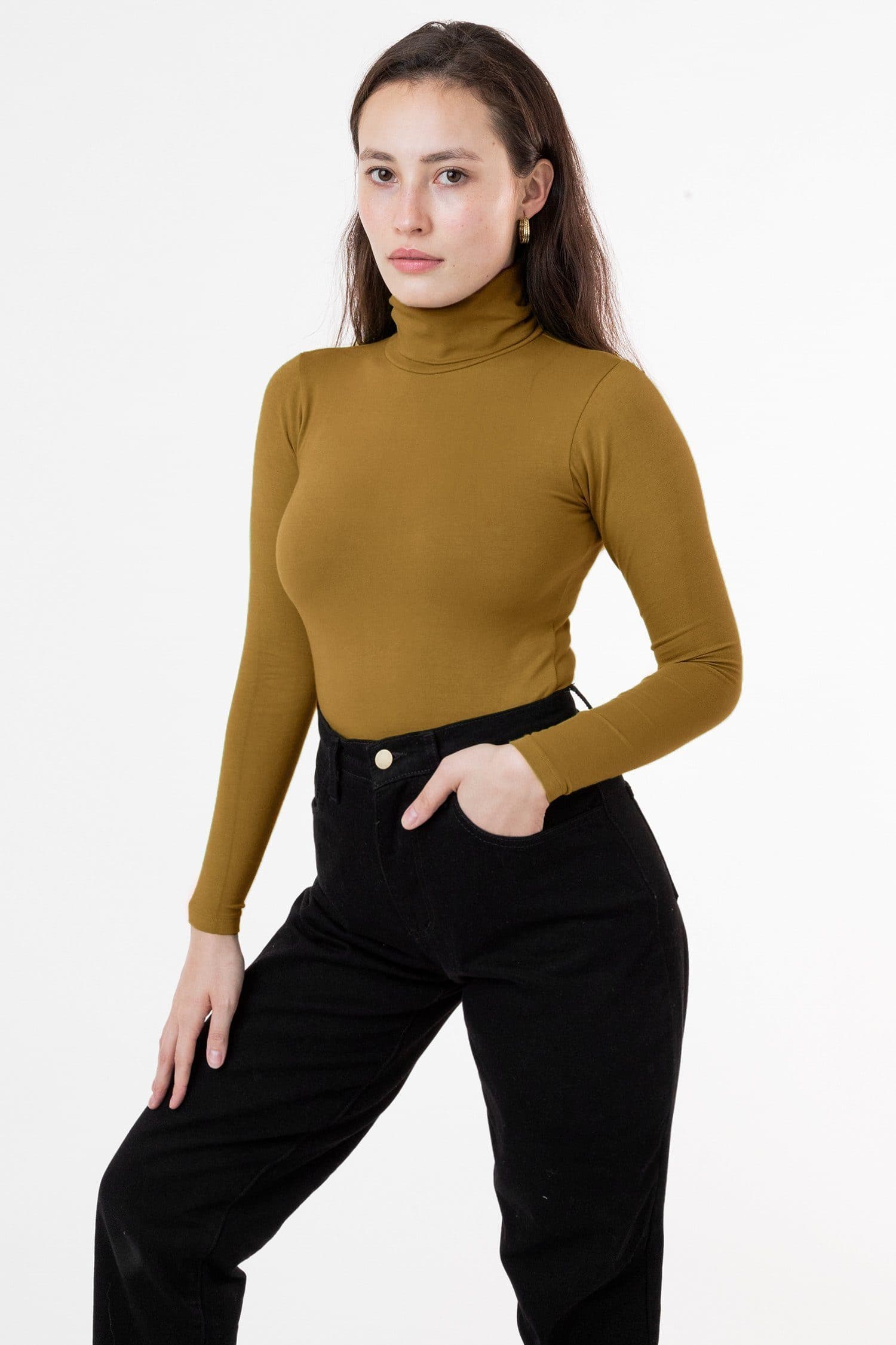 8306GD - Cotton Spandex Garment Dye Turtleneck - Image 18