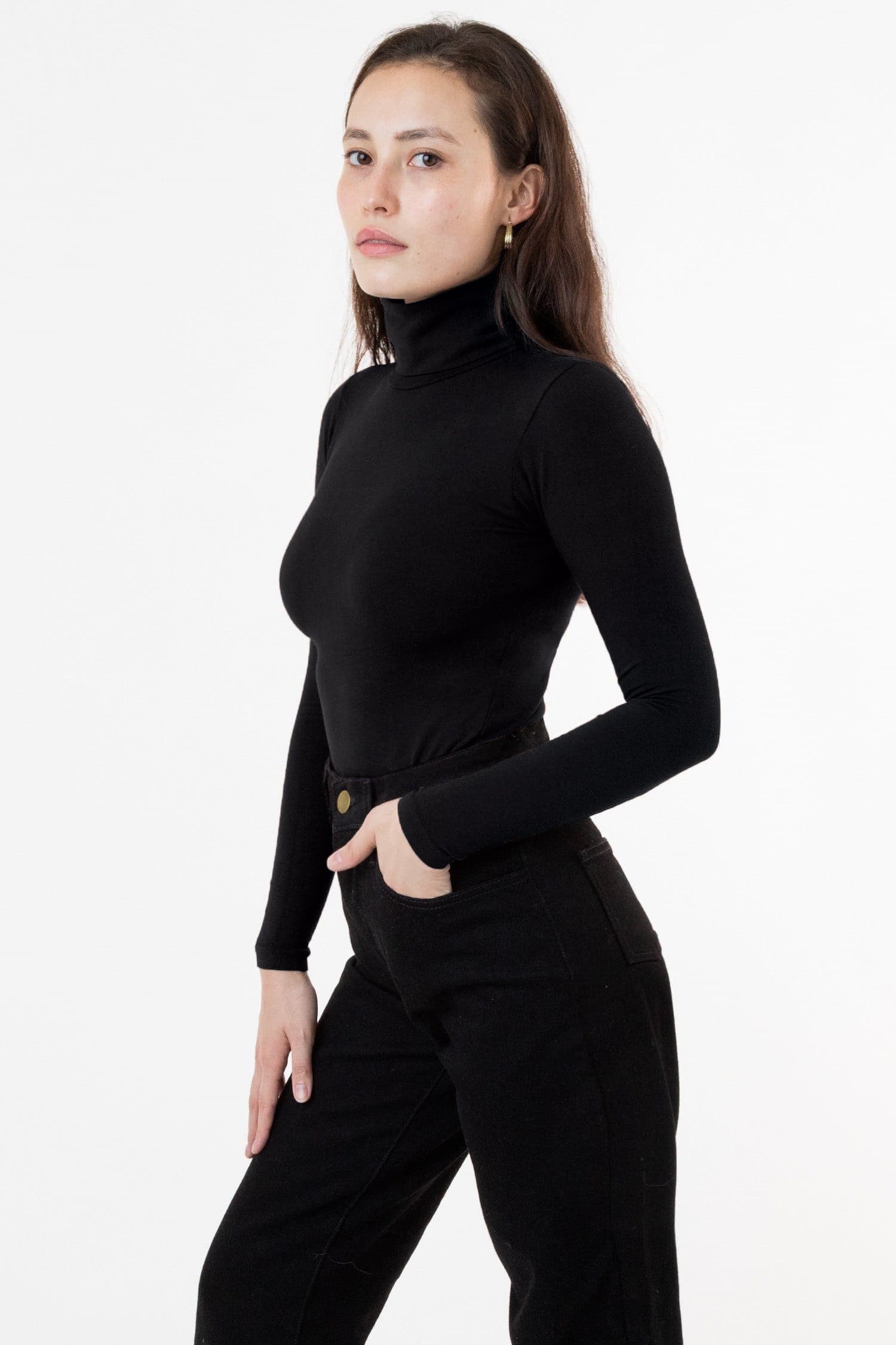 8306GD - Cotton Spandex Garment Dye Turtleneck - Image 21