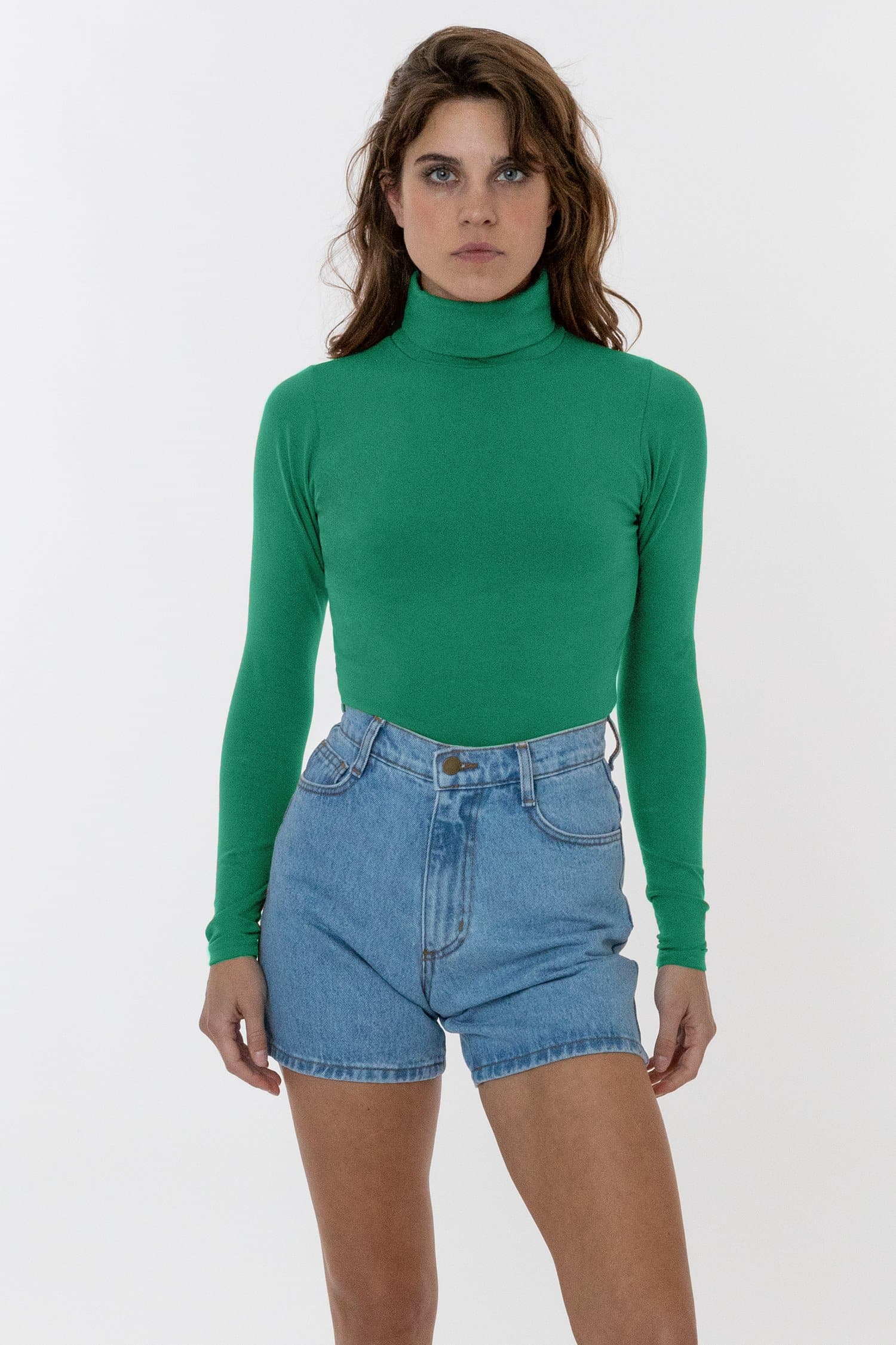 8306GD - Cotton Spandex Garment Dye Turtleneck - Image 9