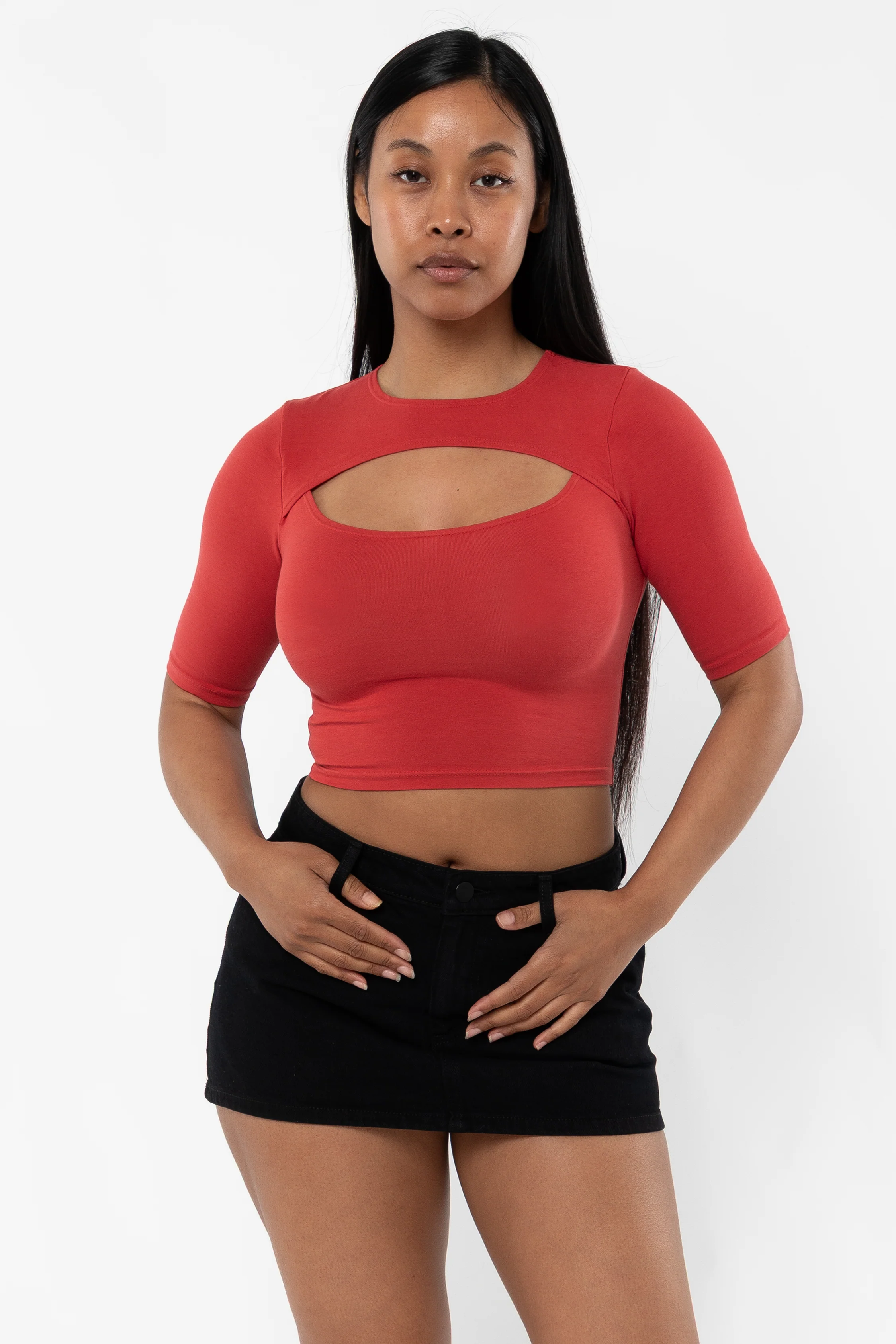 83071GD - Cut Out Crop Top - Image 10