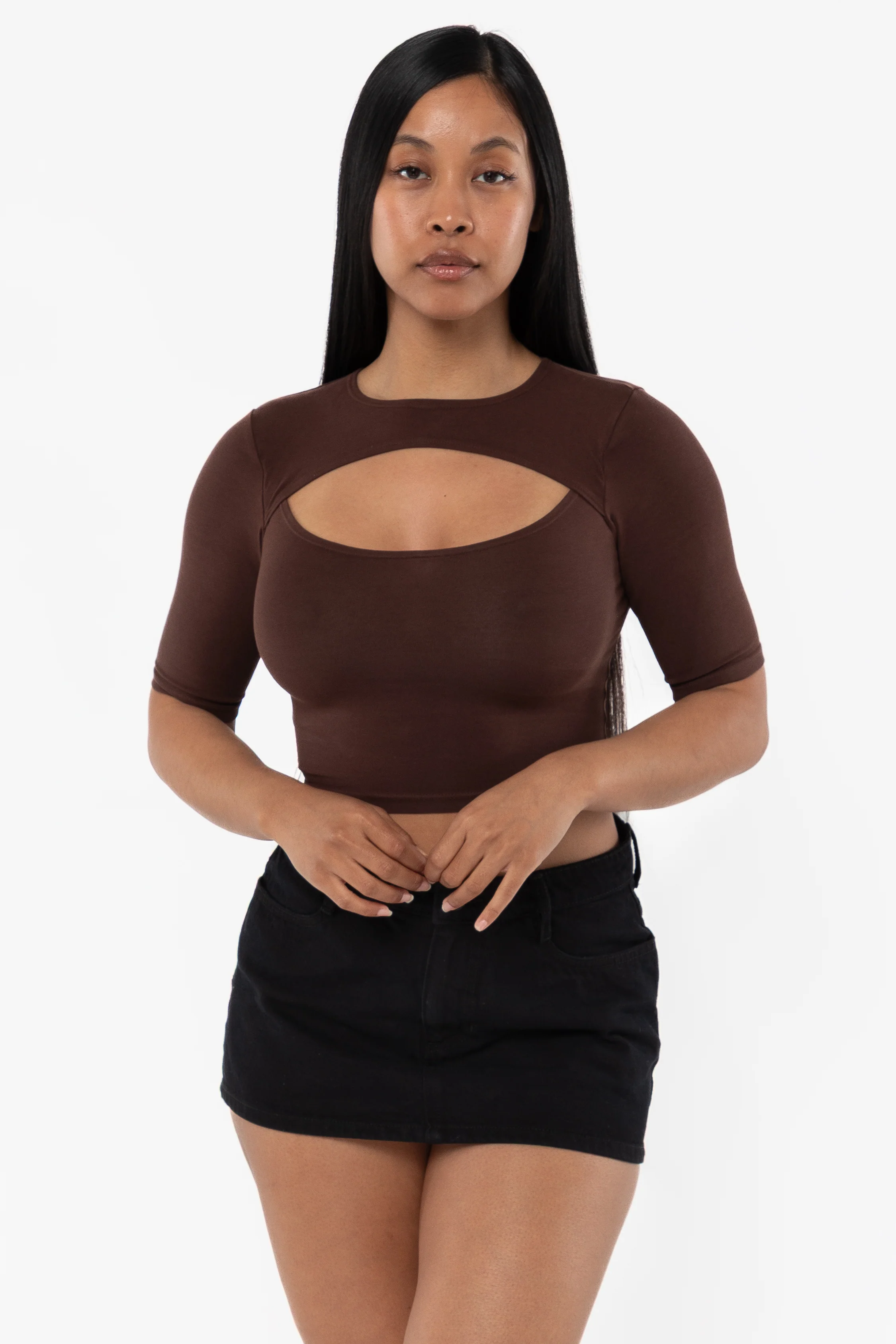 83071GD - Cut Out Crop Top - Image 11