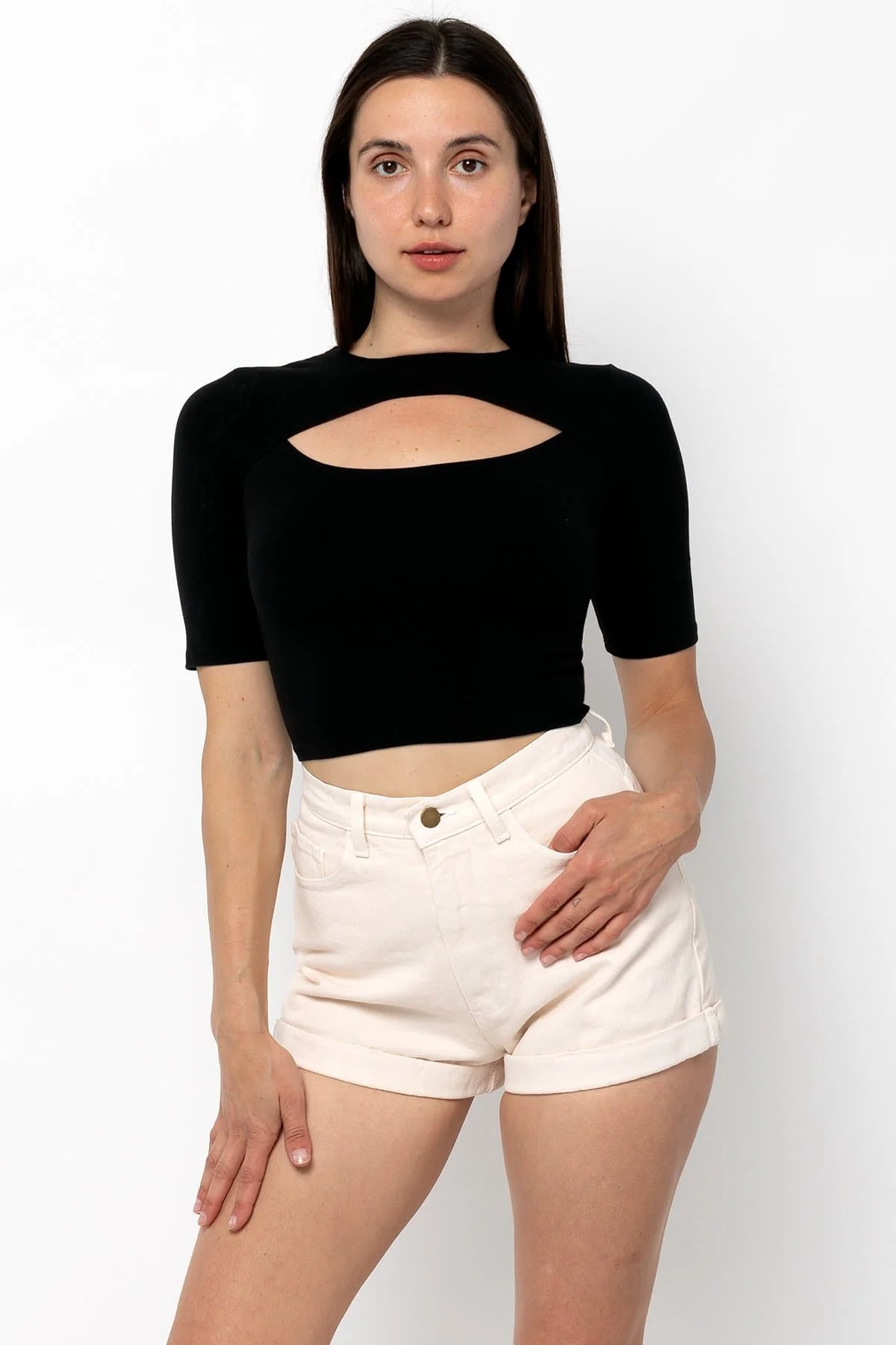 83071GD - Cut Out Crop Top - Image 14