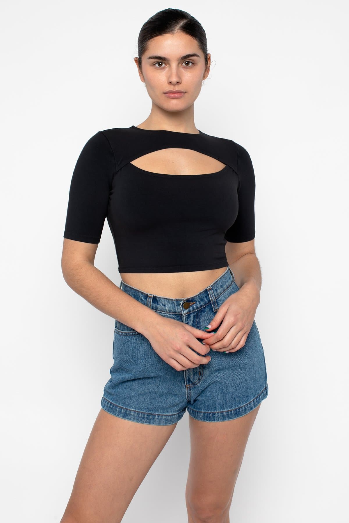 83071GD - Cut Out Crop Top - Image 17